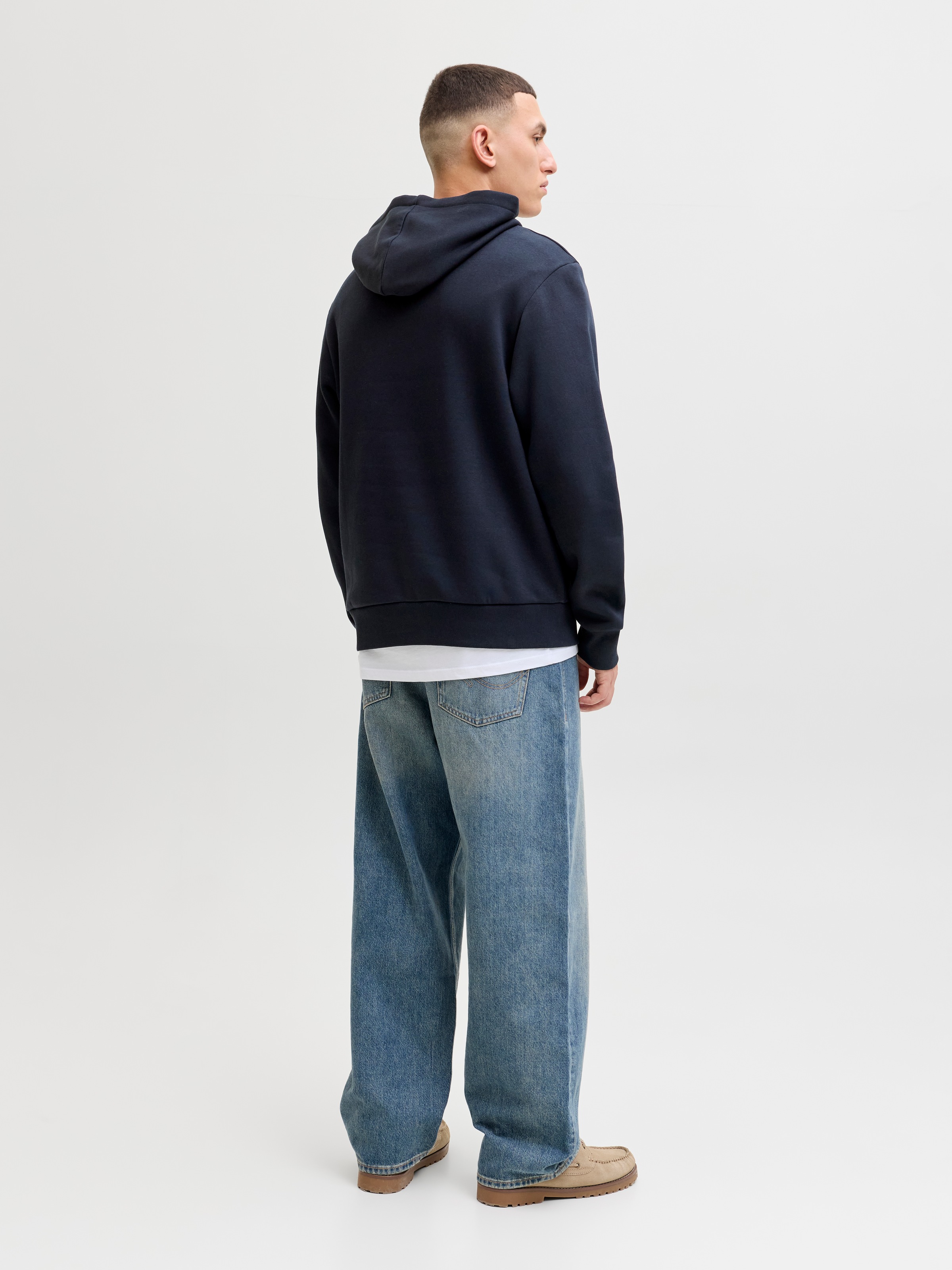 Jack & Jones Kapuzensweatshirt »JJELOGO SWEAT HOOD 2 COL 25/26 NOOS«, mit stylischem Print
