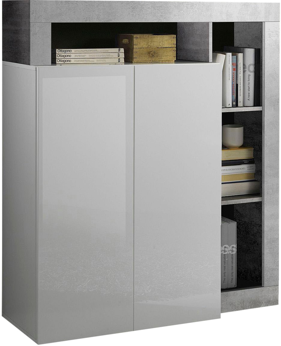 Stauraumschrank »Hamburg, Breite 108 cm«, Höhe 126 cm