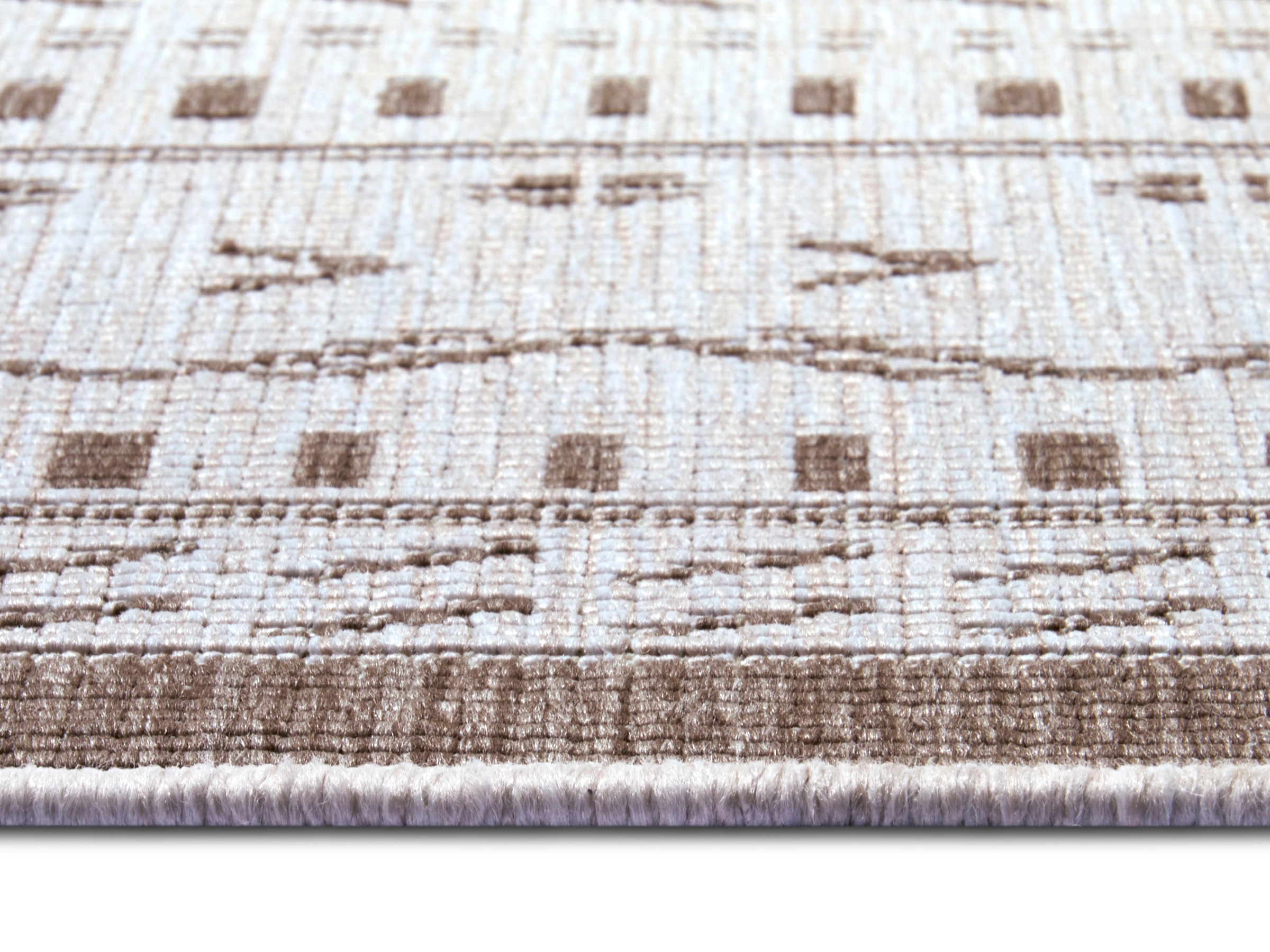NORTHRUGS Teppich »Kuba«, rechteckig, In-und Outdoor geeignet, Robust, Pflegeleicht, Flachgewebe, Wendbar