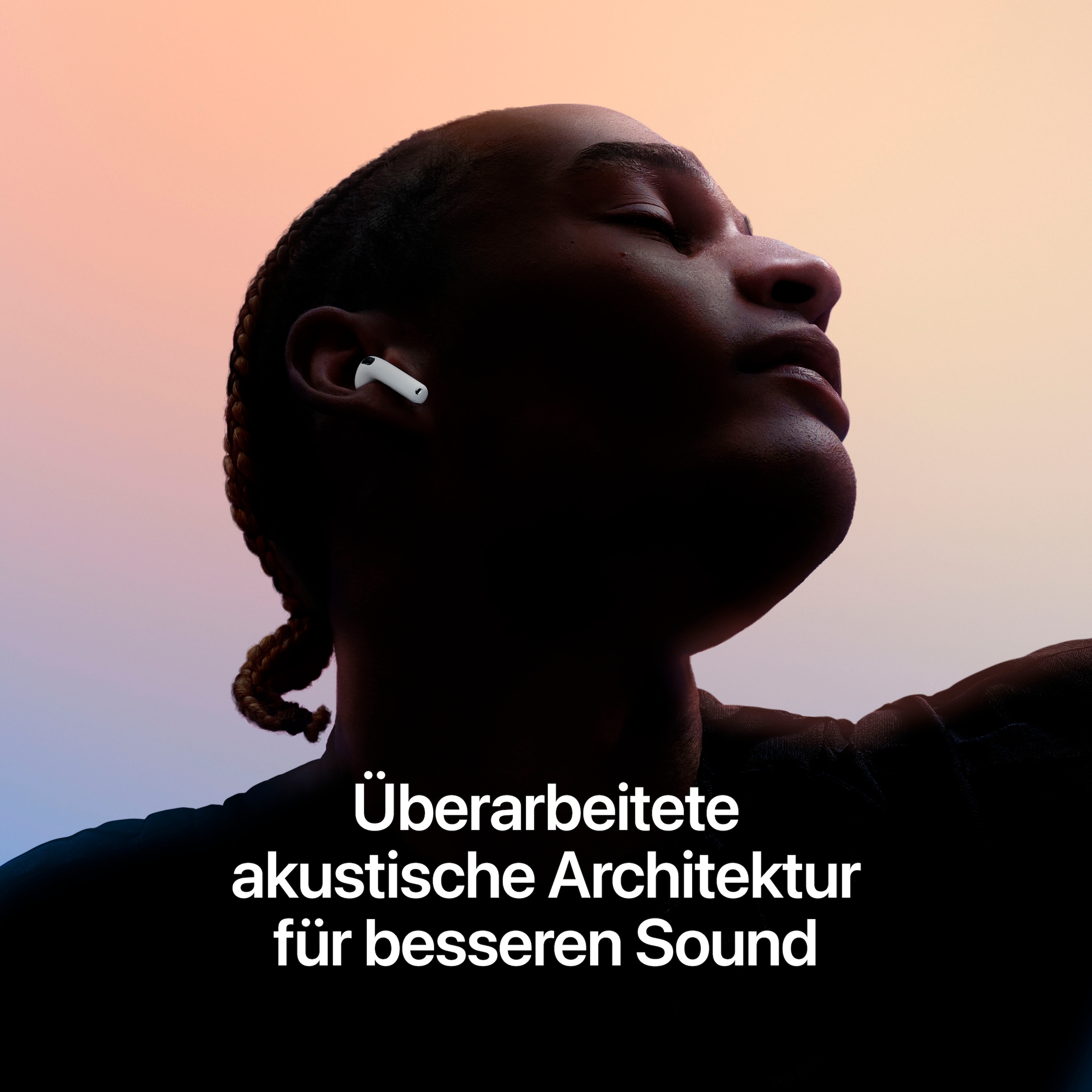 Apple wireless In-Ear-Kopfhörer »AirPods 5 mit kabellosem Ladecase« Bluetooth Active Noise Cancelling (ANC) | Freisprechfunktion | Sprachsteuerung | Stummschaltung | Transparenzmodus | True Wireless | Wireless-Audio-Streaming