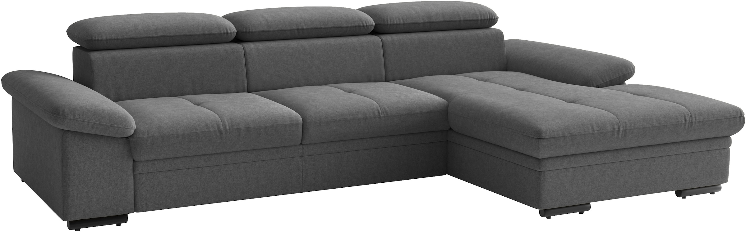 sit&more Ecksofa »Viola, L-Form, B: 260 cm« optional Bettfunktion,inkl Armteil- & Kopfteilverstellung