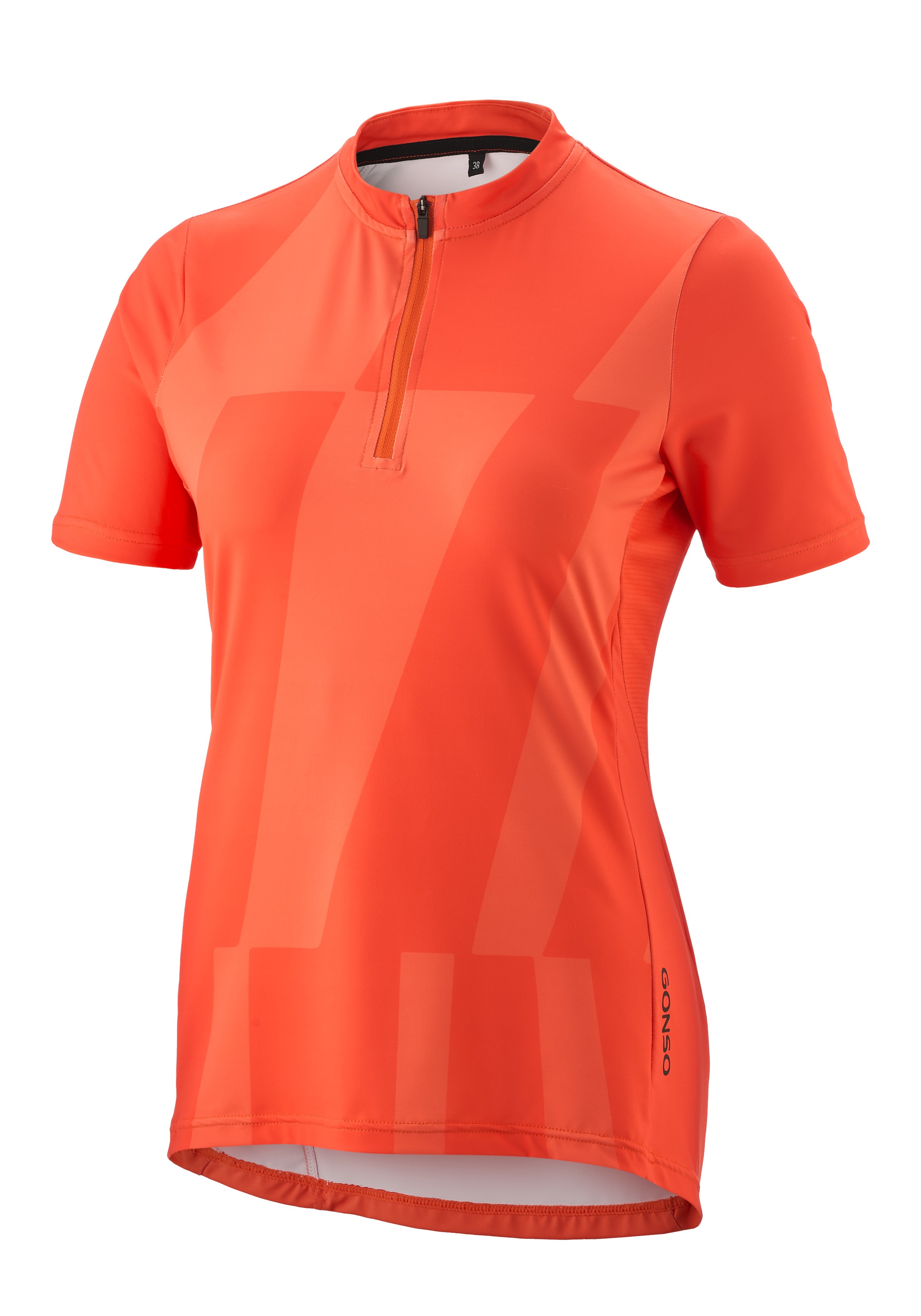 Gonso Radtrikot »Adventure Jersey Halfzip W«, Damen Fahrradtrikot kurzarm, Rückentasche mit RV, Quick-Dry, Slim Fit
