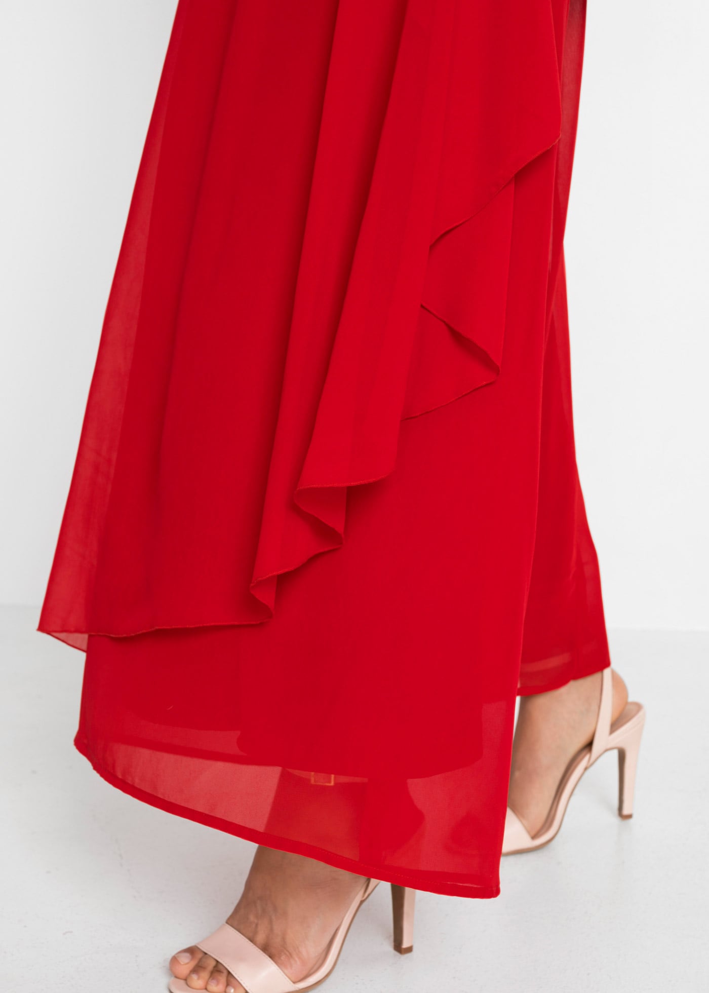 bonprix Chiffonkleid 1 tlg. tlg. für Abiball, Festtage und Hochzeiten, aus feinem Chiffon