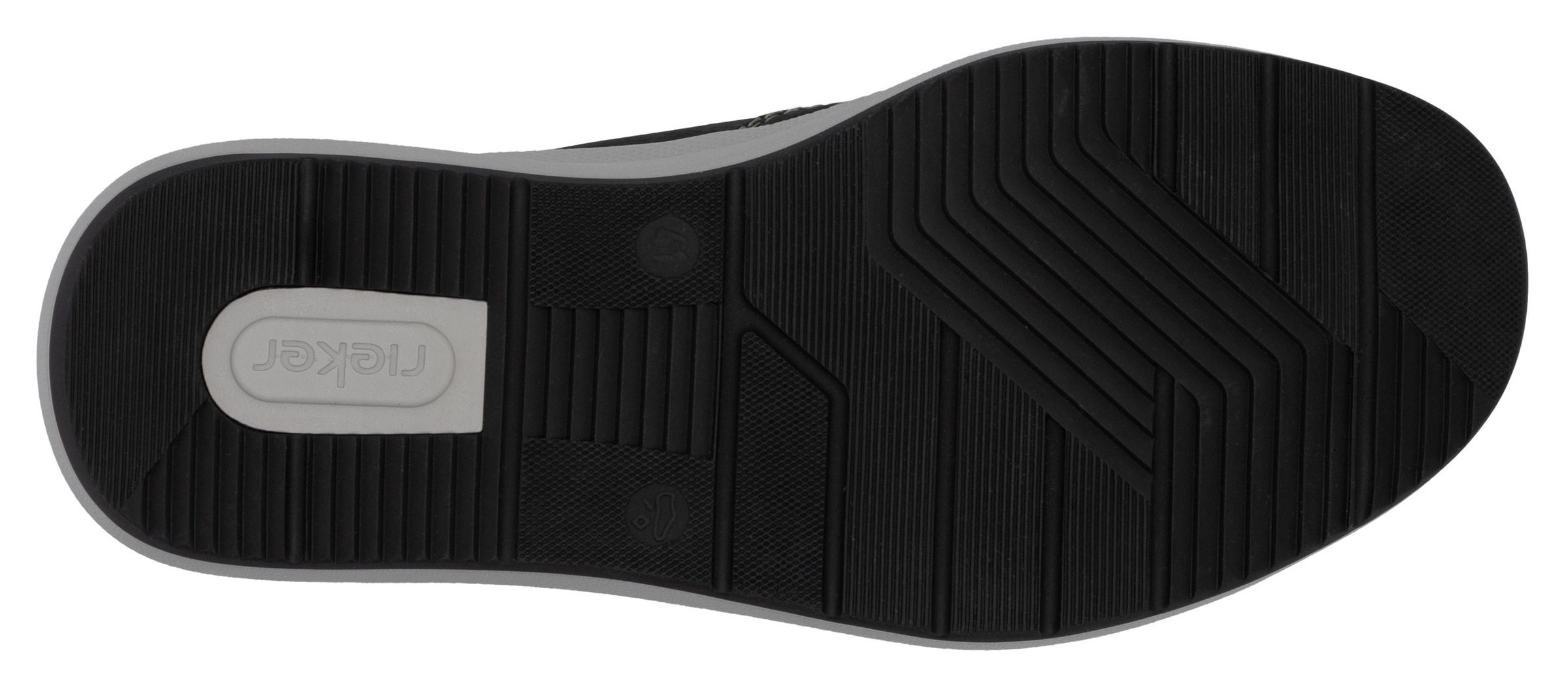 Rieker Slipper, Slip-on-Sneaker, Halbschuh, Loafer, Freizeitschuh mit Gummizug