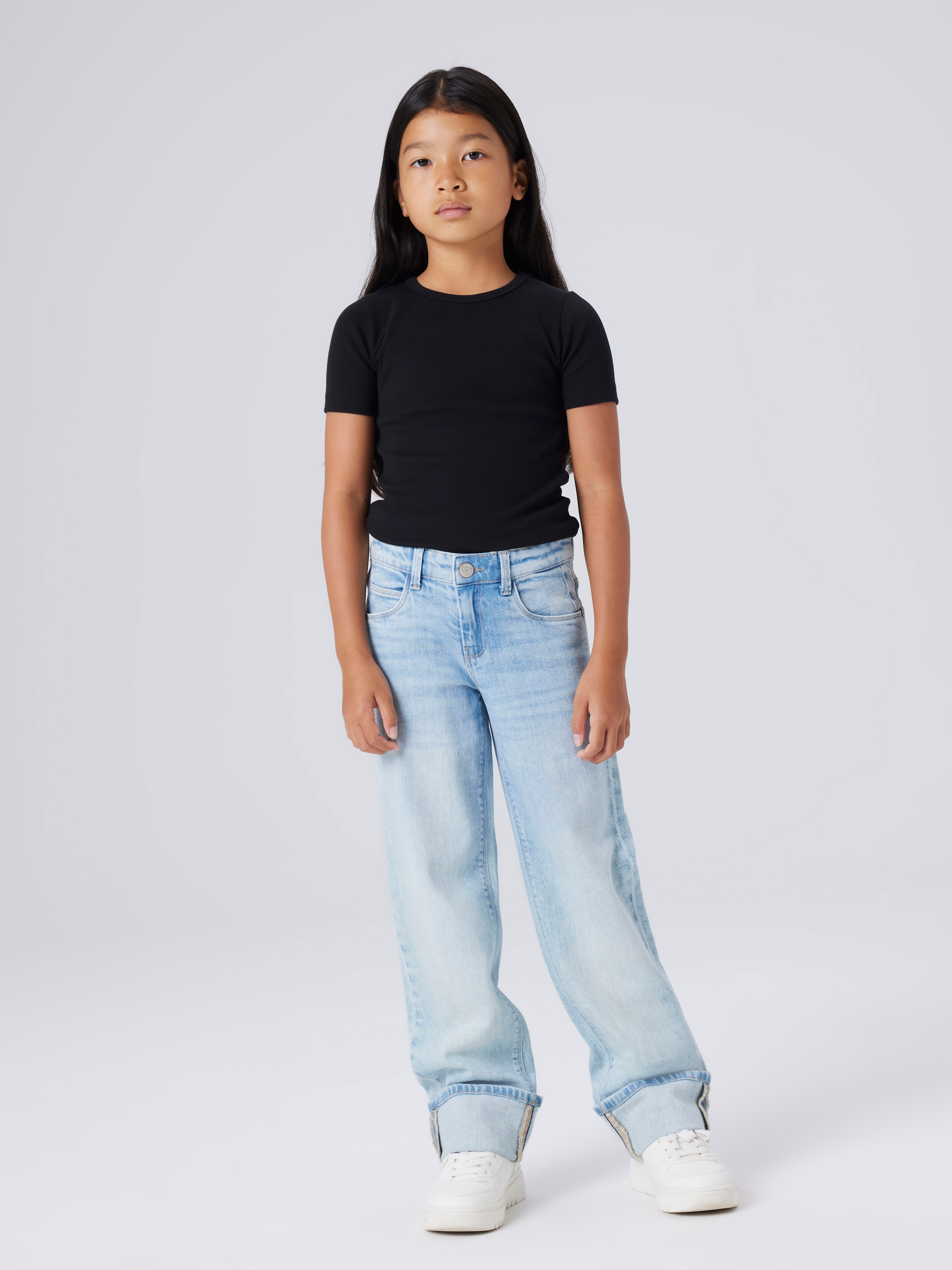 Name It Straight-Jeans »NKFROSE STRAIGHT FOLD JEANS 4224-AZ NOOS«