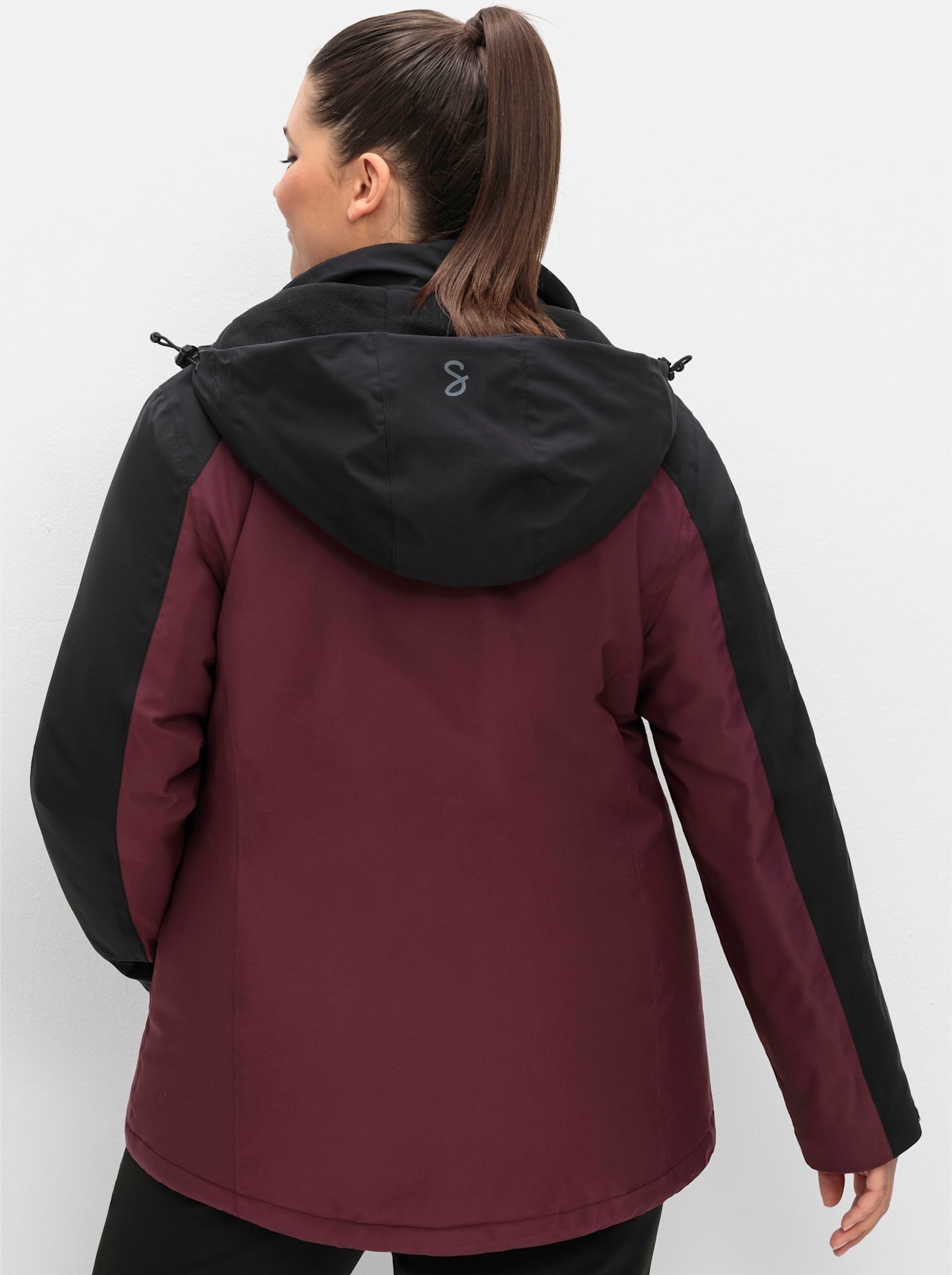 Sheego Outdoorjacke, mit Kapuze
