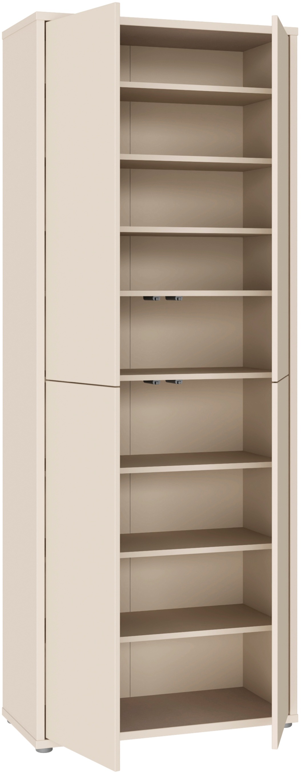 FORTE Schuhschrank »Alice Springs«, (B/H/T 74,5/191,9/34,9 cm), Stauraumschrank, Mehrzweckschrank, Breite 74,5 cm, mit 8 Böden