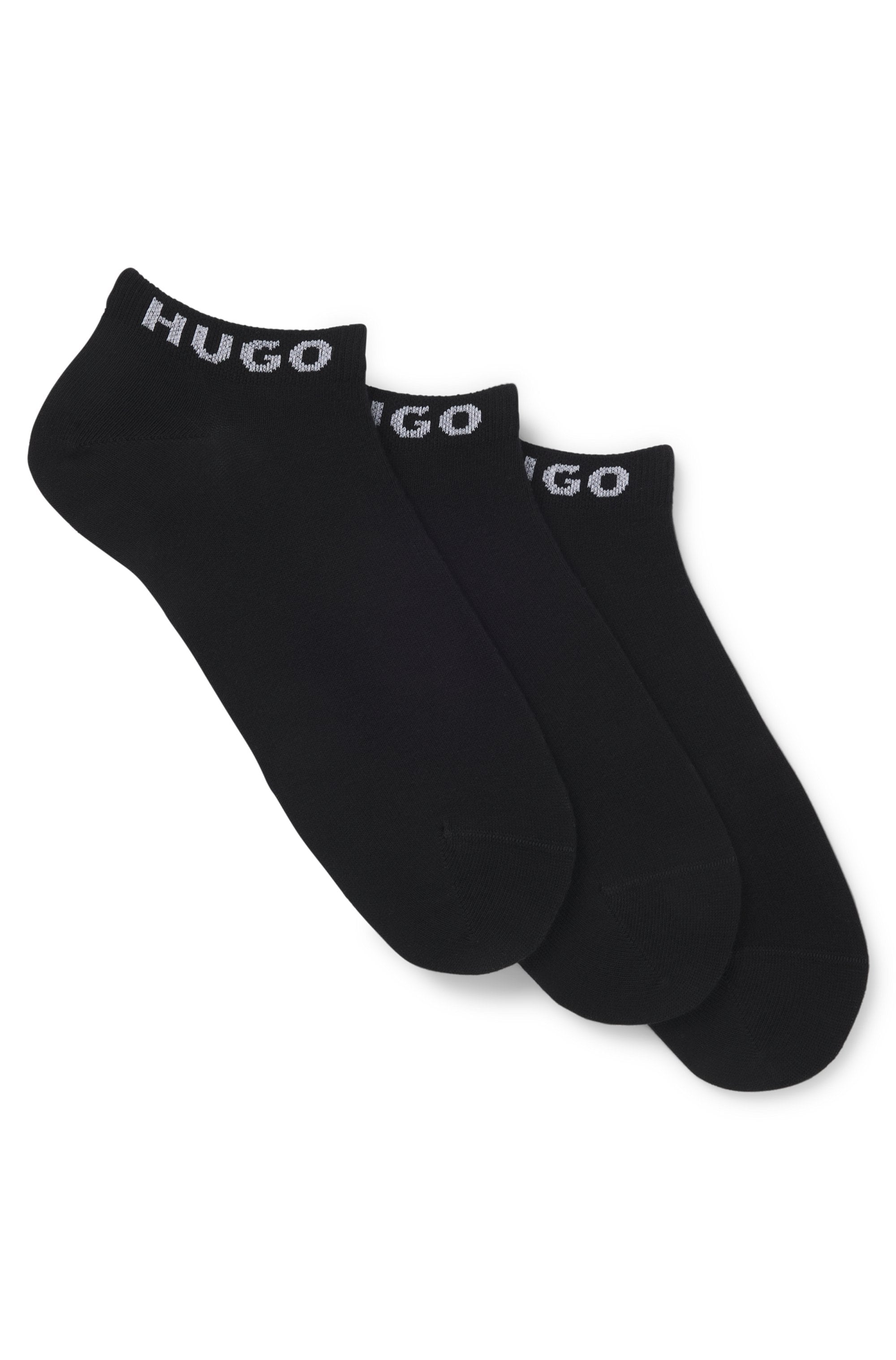 HUGO Underwear Socken »3P AS UNI CC W«, (Packung, 3 Paar, 3er), mit kontrastfarbenen Logoschriftzug