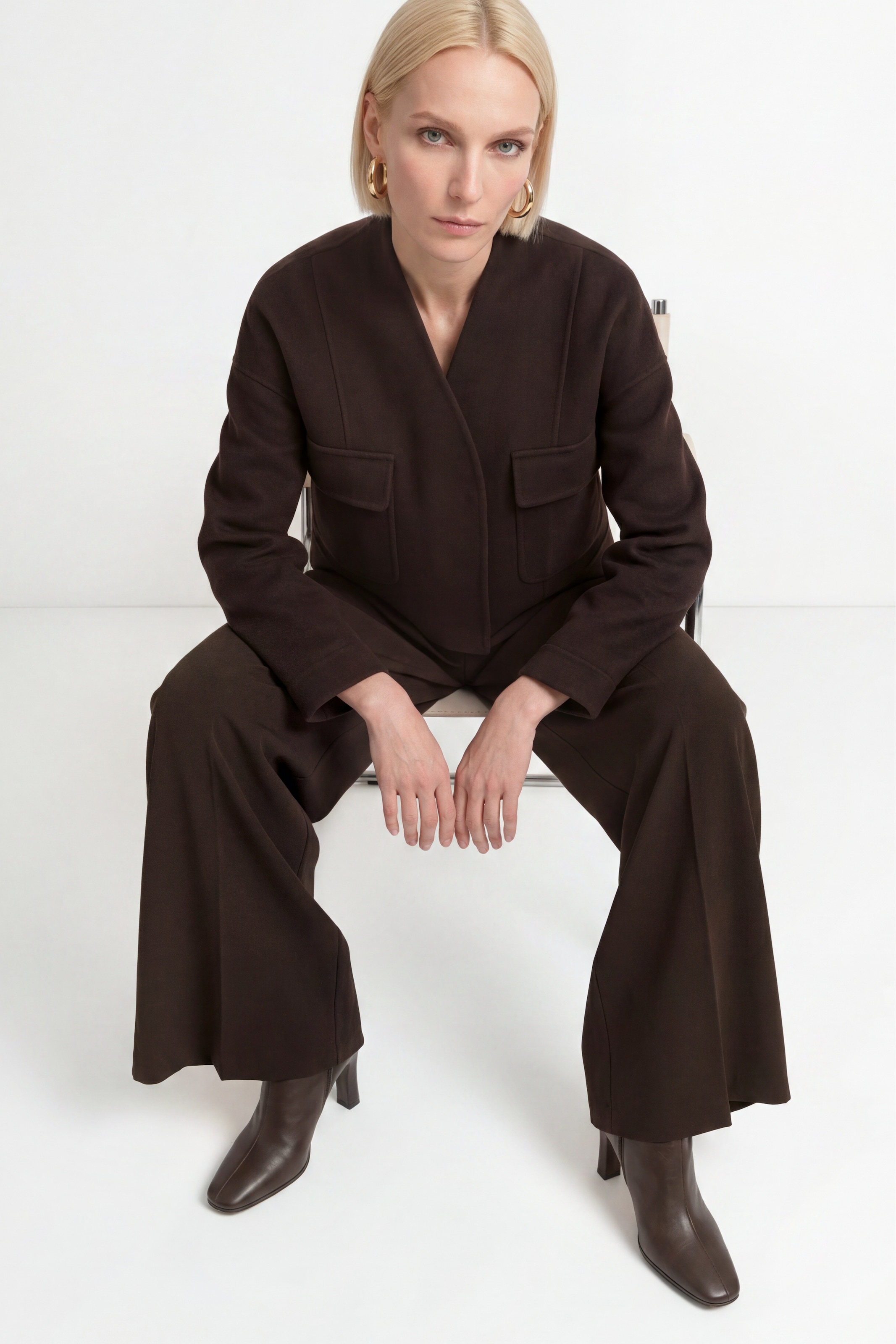 RICHROYAL Bundfaltenhose  Regular fit mit Bundfalten