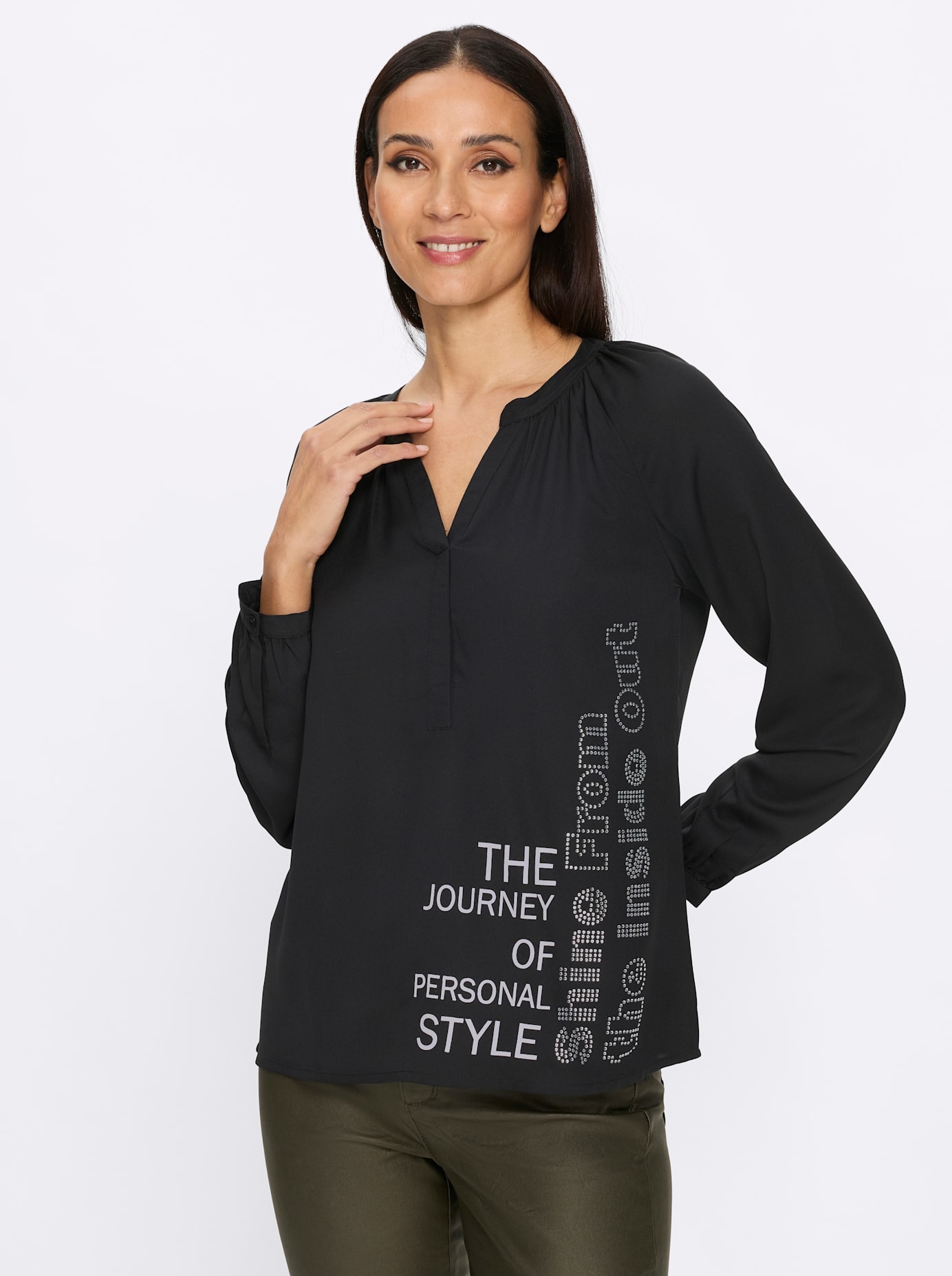 heine Druckbluse