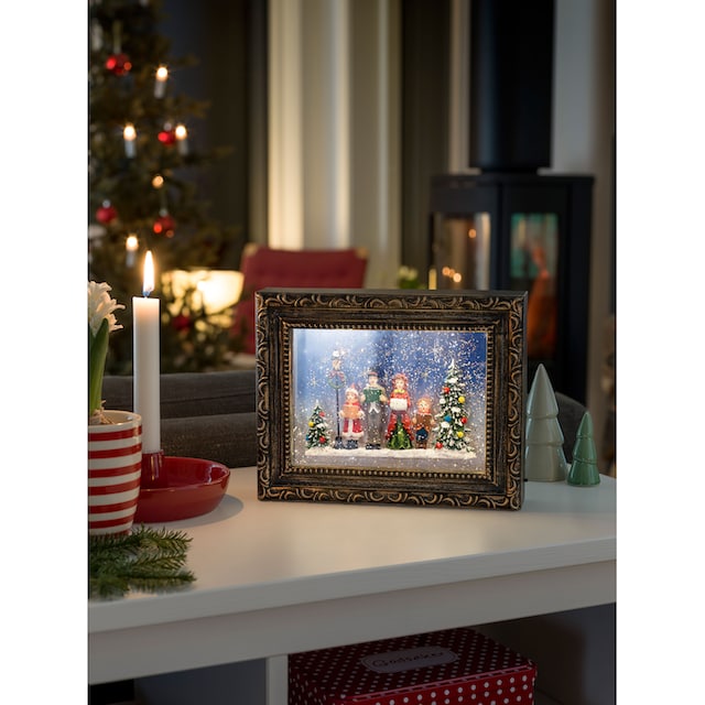 KONSTSMIDE LED Laterne »Weihnachtsdeko«, 2 flammig-flammig, LED  Bilderrahmen mit Weihnachtschor bestellen im OTTO Online Shop