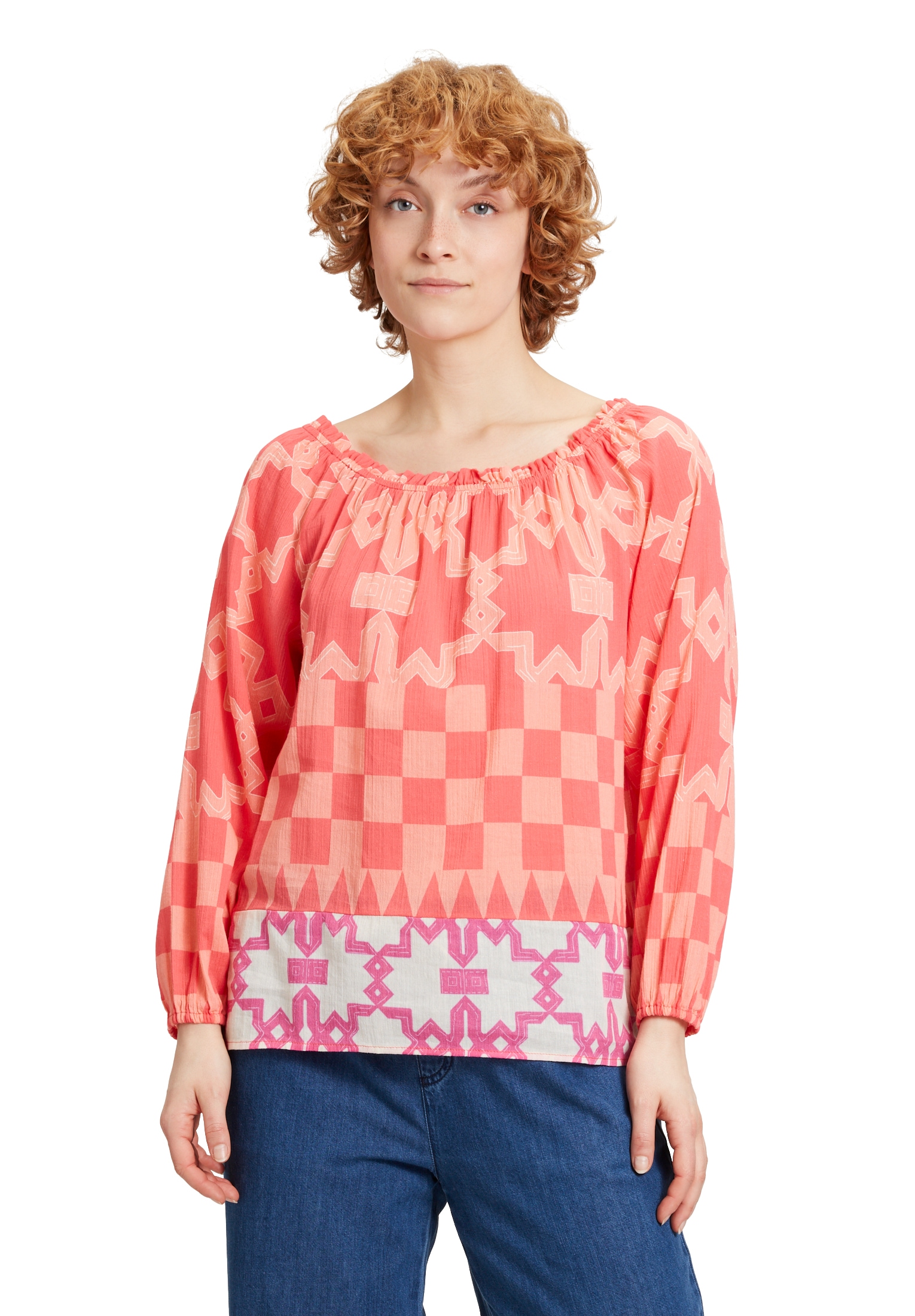 Cartoon Carmenbluse »Carmenbluse mit Muster«