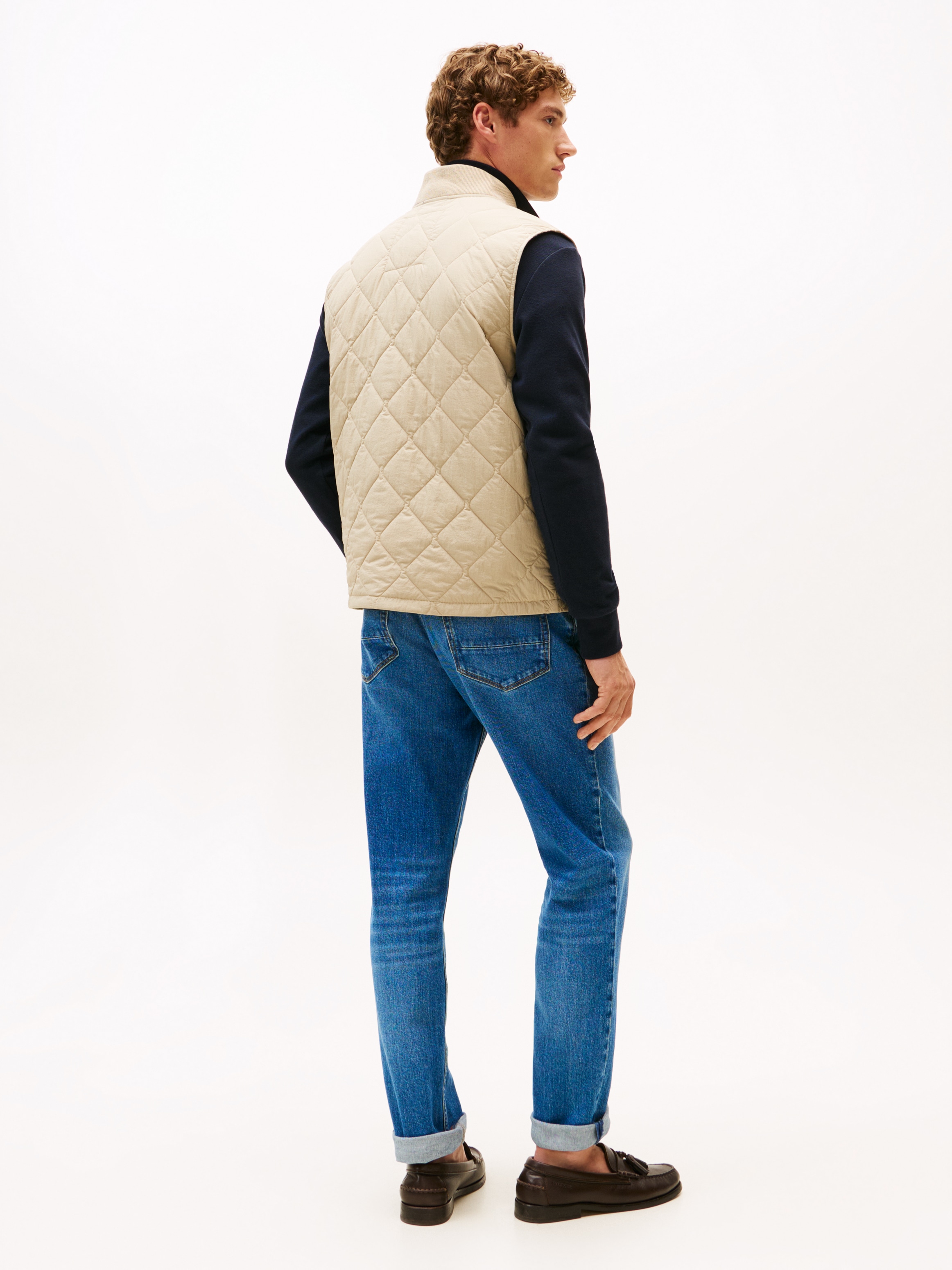 Tommy Hilfiger Steppweste »DIAMOND QUILTED VEST«, mit Rautenmuster