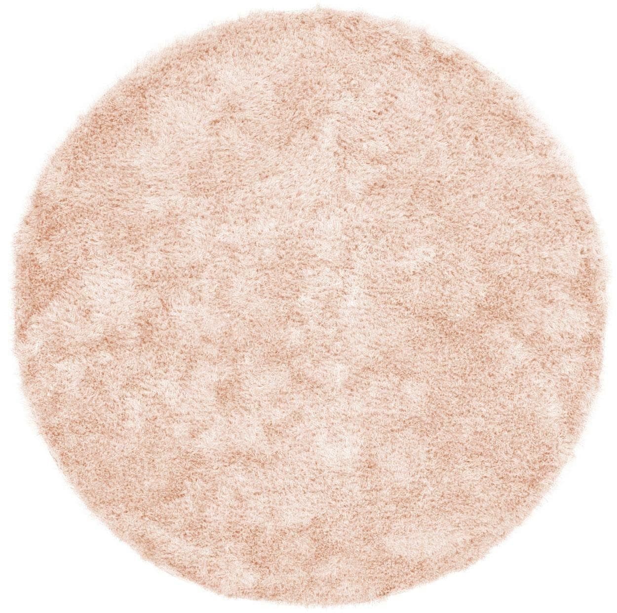 calo-deluxe Hochflor-Teppich »Masada 900«, rund, 40 mm Höhe, Wohnzimmer