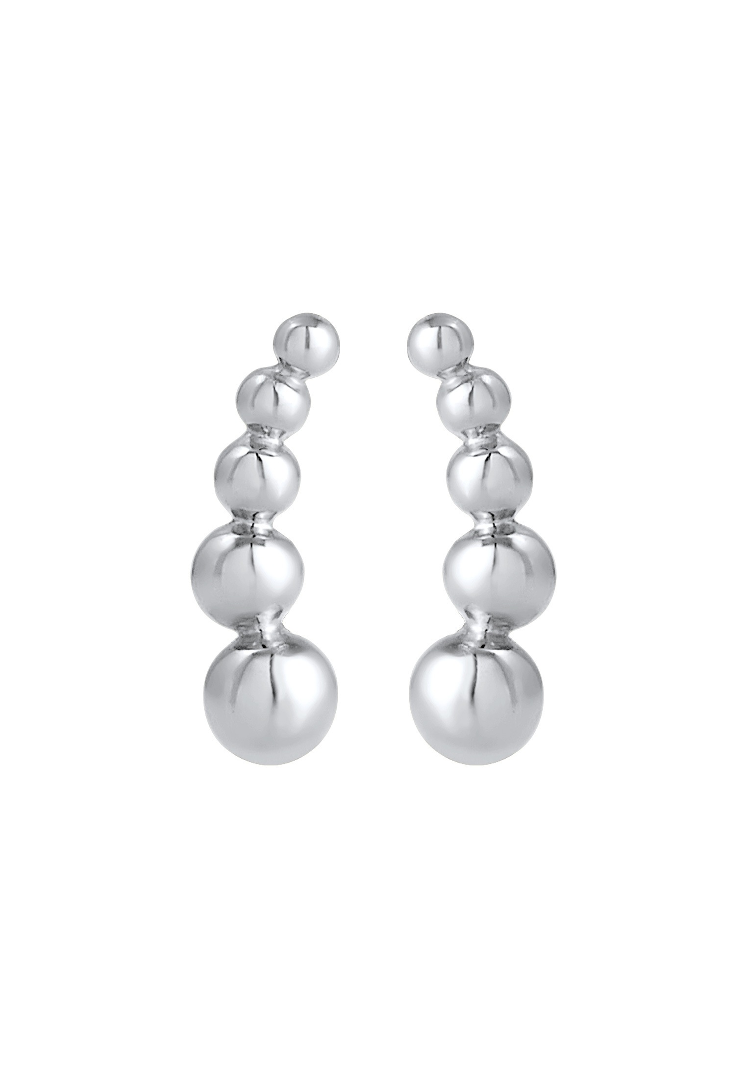 Elli Paar Ohrstecker »Ohrringe Ohrklemme Ear Cuffs im Kugel Look«