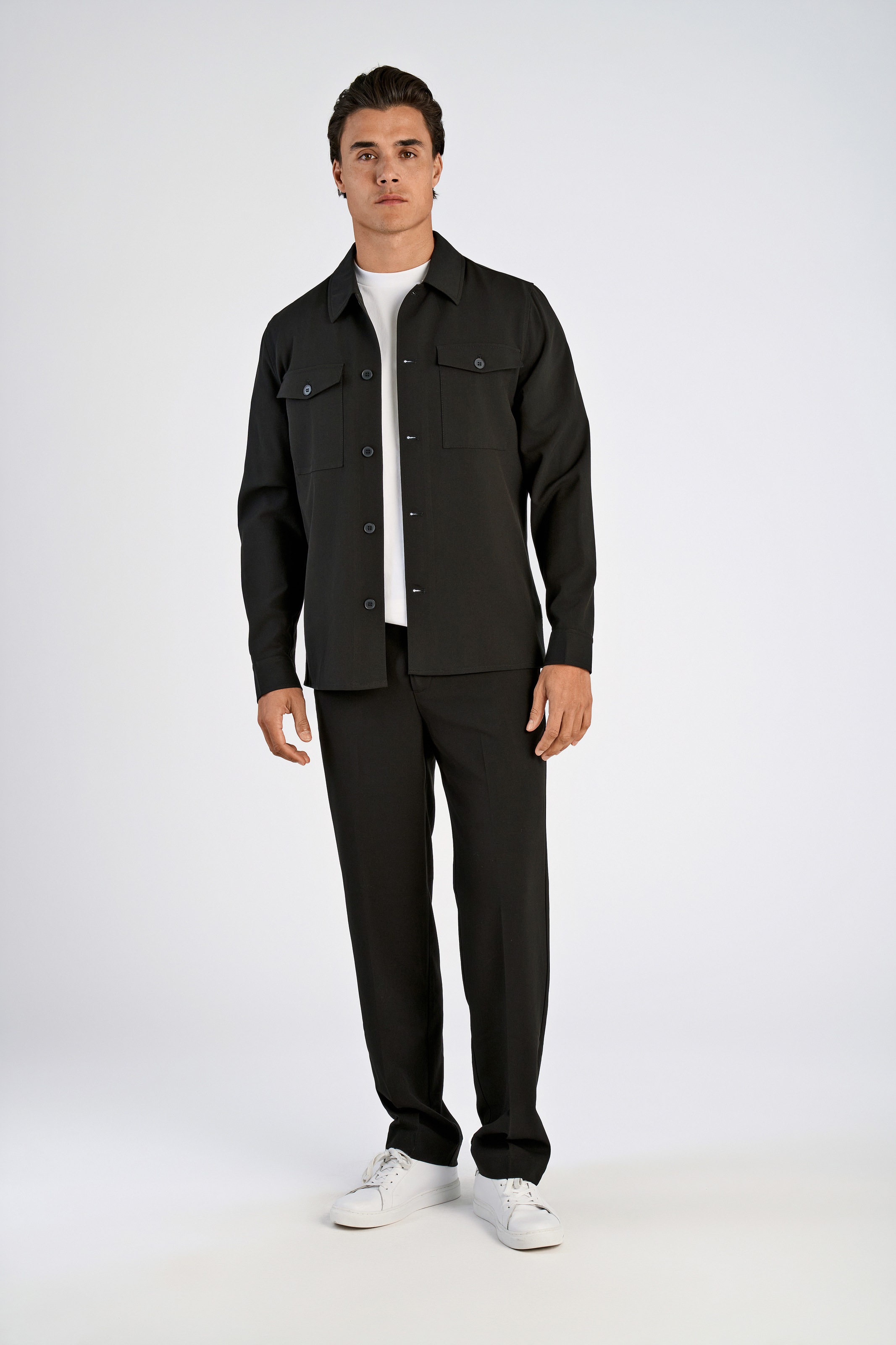 LINDBERGH Hemdjacke, ohne Kapuze, mit 2 Brusttaschen