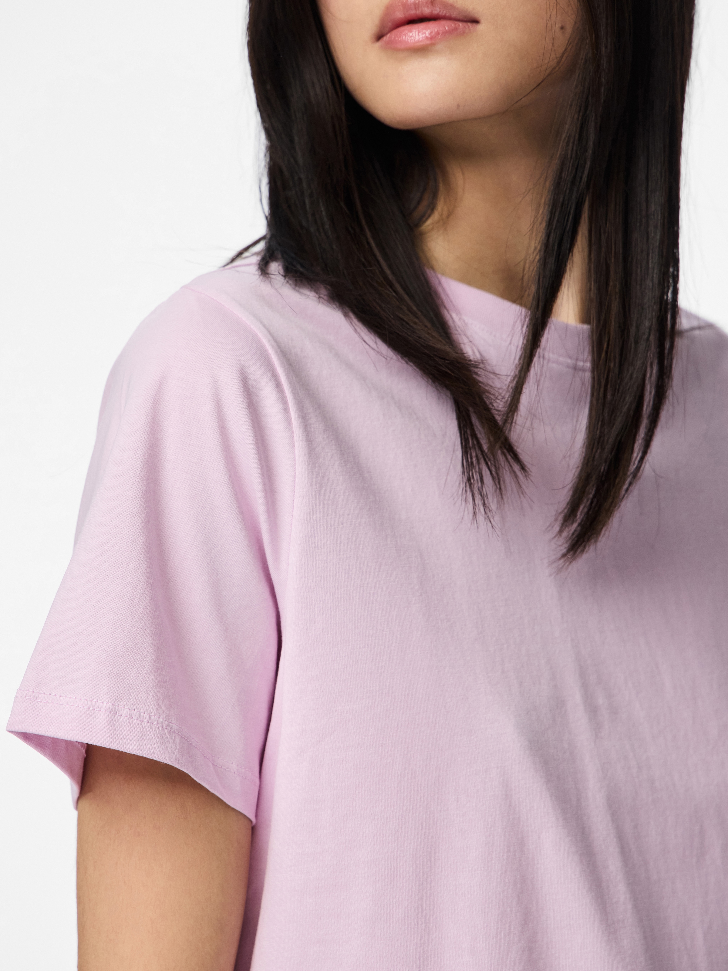 pieces Rundhalsshirt »PCRIA SS SOLID TEE NOOS BC«