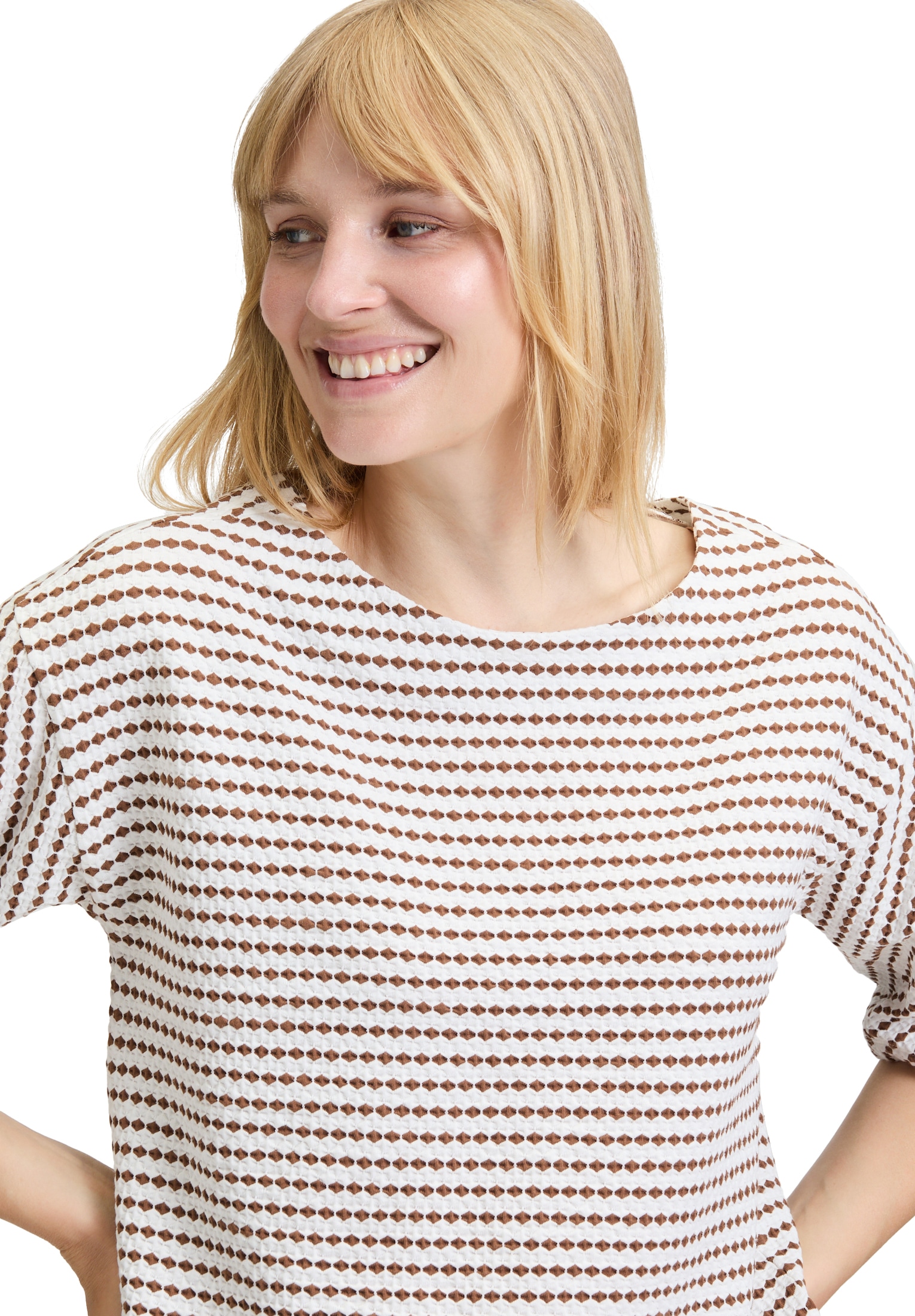 Betty&Co Sweatshirt »Sweatpullover mit Rundhalsausschnitt«