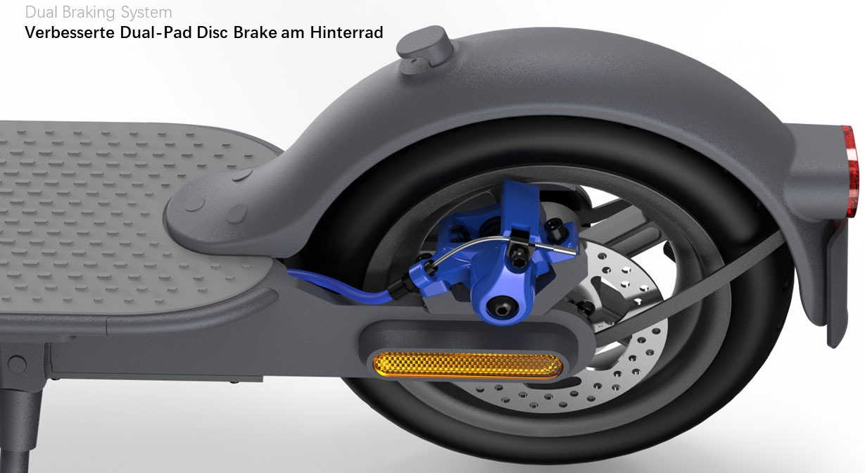 Xiaomi E-Scooter »Mi 3 8,5 Zoll«, Electric Scooter, mit Straßenzulassung, bis zu 30 km Reichweite