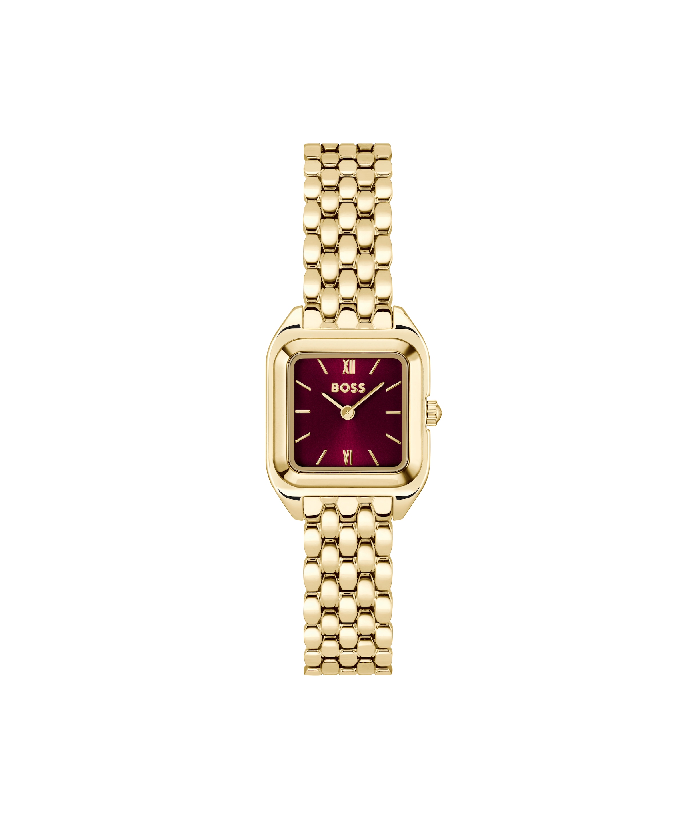 BOSS Quarzuhr »MAE PETITE« Armbanduhr, Damenuhr, Edelstahlarmband, analog