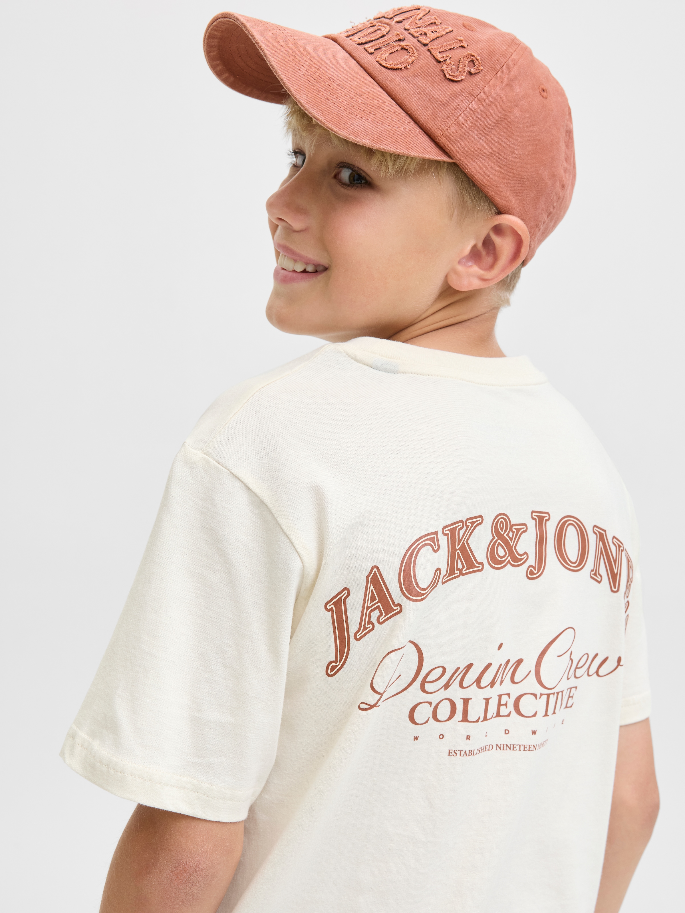 Jack & Jones Junior T-Shirt »JJEBRANDES BACKP RELAXED TEE SS SN JNR«