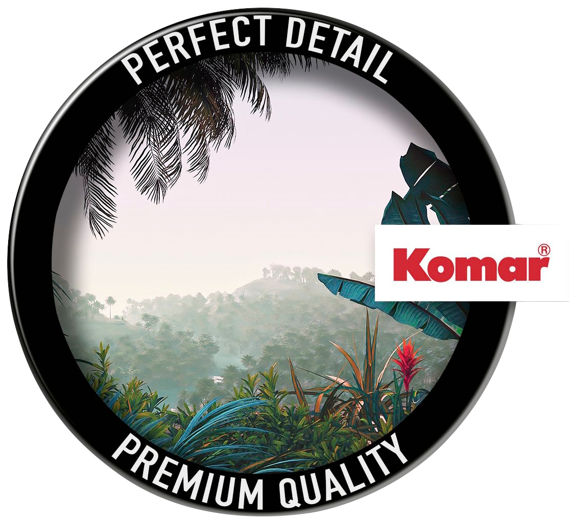 Komar Vliestapete »Digitaldruck Vlies -  Jungle Morning - Größe 400 x 250 cm« bedruckt glatt Wohnzimmer, Schlafzimmer