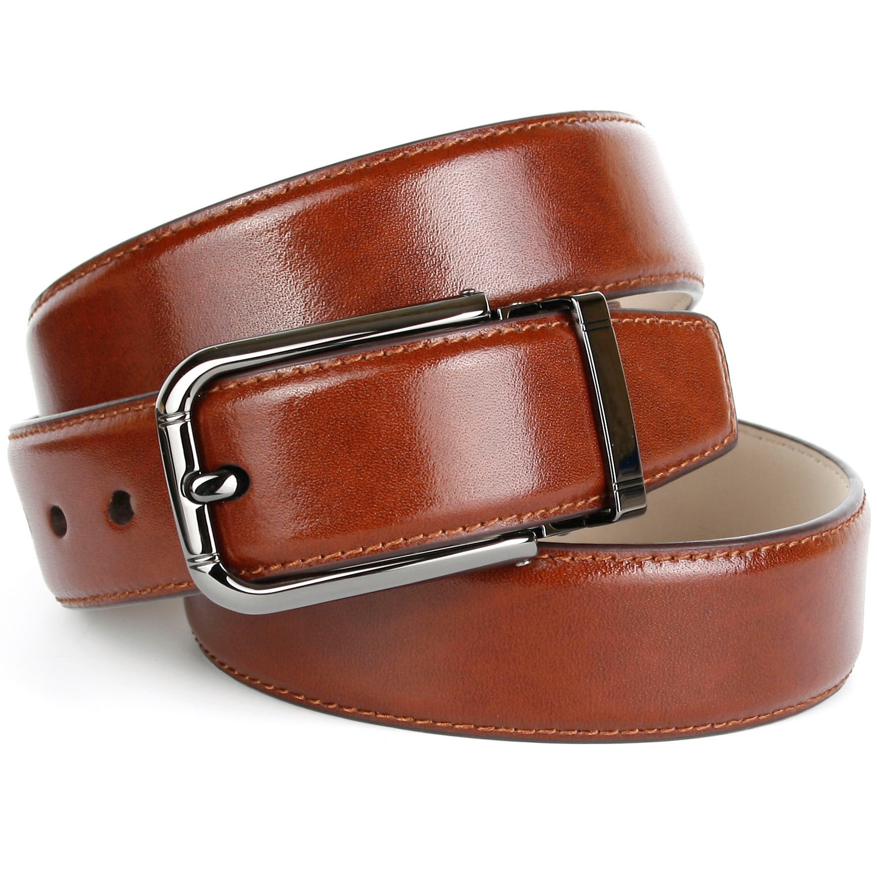 Anthoni Crown Ledergürtel, Eleganter Ledergürtel