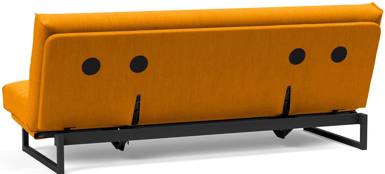 INNOVATION LIVING ™ Schlafsofa »Fraction Dauerschlaffunktion, schlicht und elegant, Industriedesign«, bequem, Rückenlehne 3-fach verstellbar
