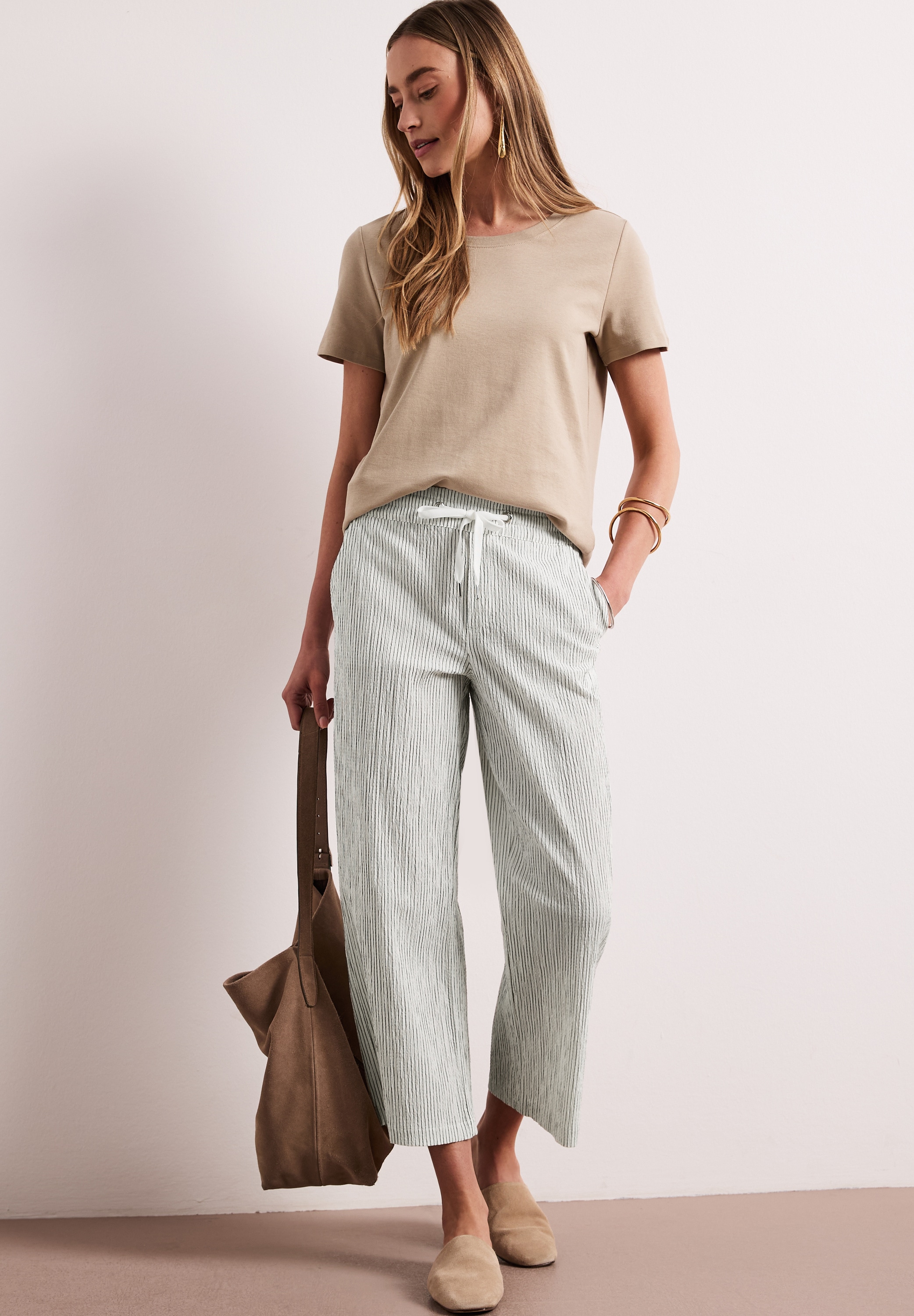 STREET ONE Stoffhose »Style Emee«  mit elastischem Bund