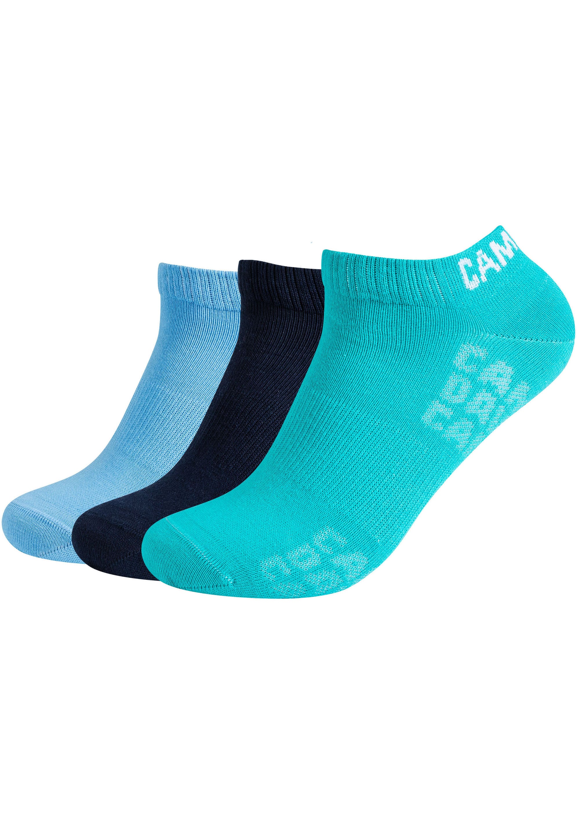 CAMP DAVID Kurzsocken »mesh ventilation«, (6er Pack), mit dezentem Markenlogo