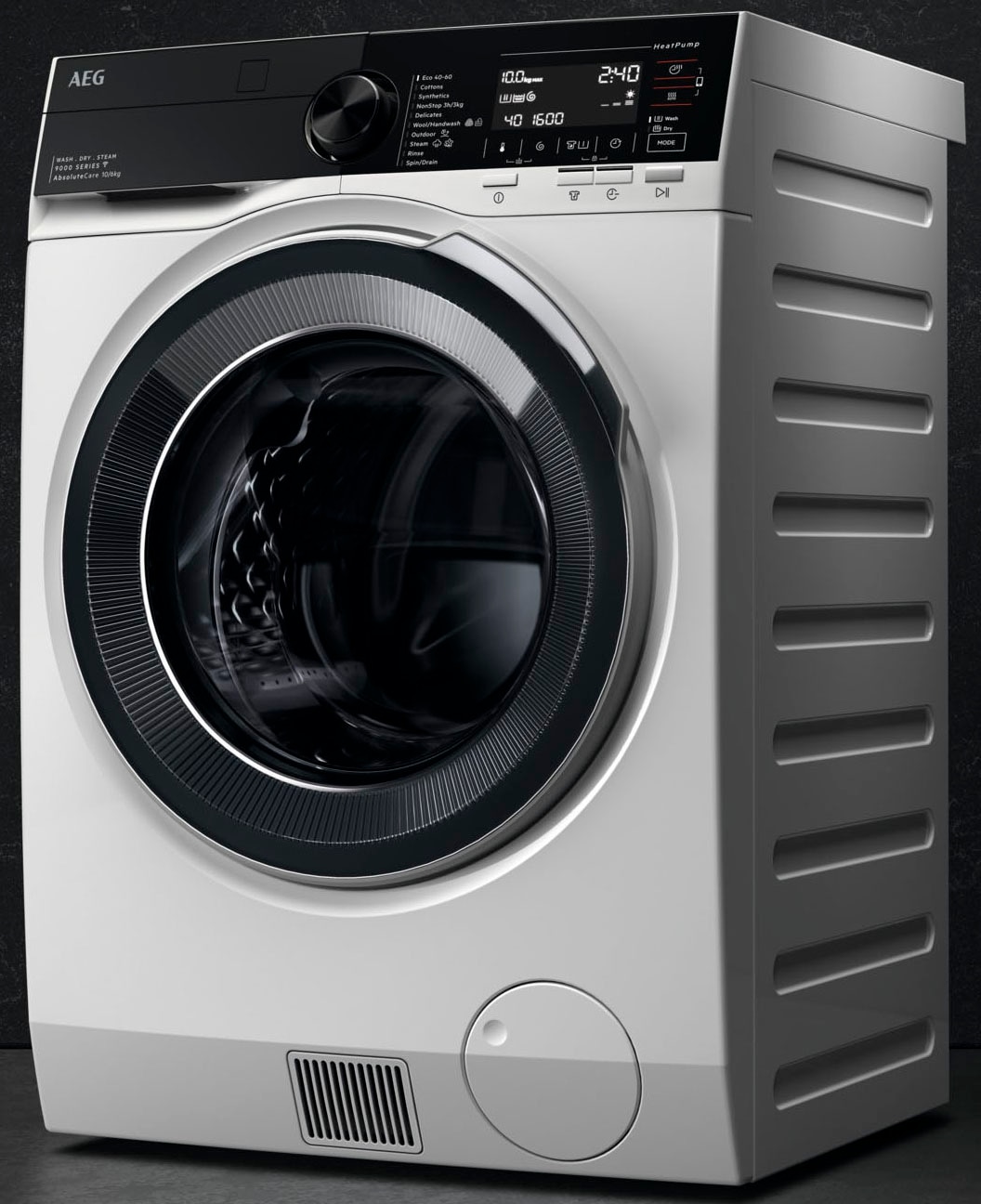 AEG Waschtrockner »LWR9W81600« 9000 AbsoluteCare® 10 kg /6 kg 76 dB(A) AbsoluteCare®: Wärmepumpe und kein Einlaufen von Wolle und Seide