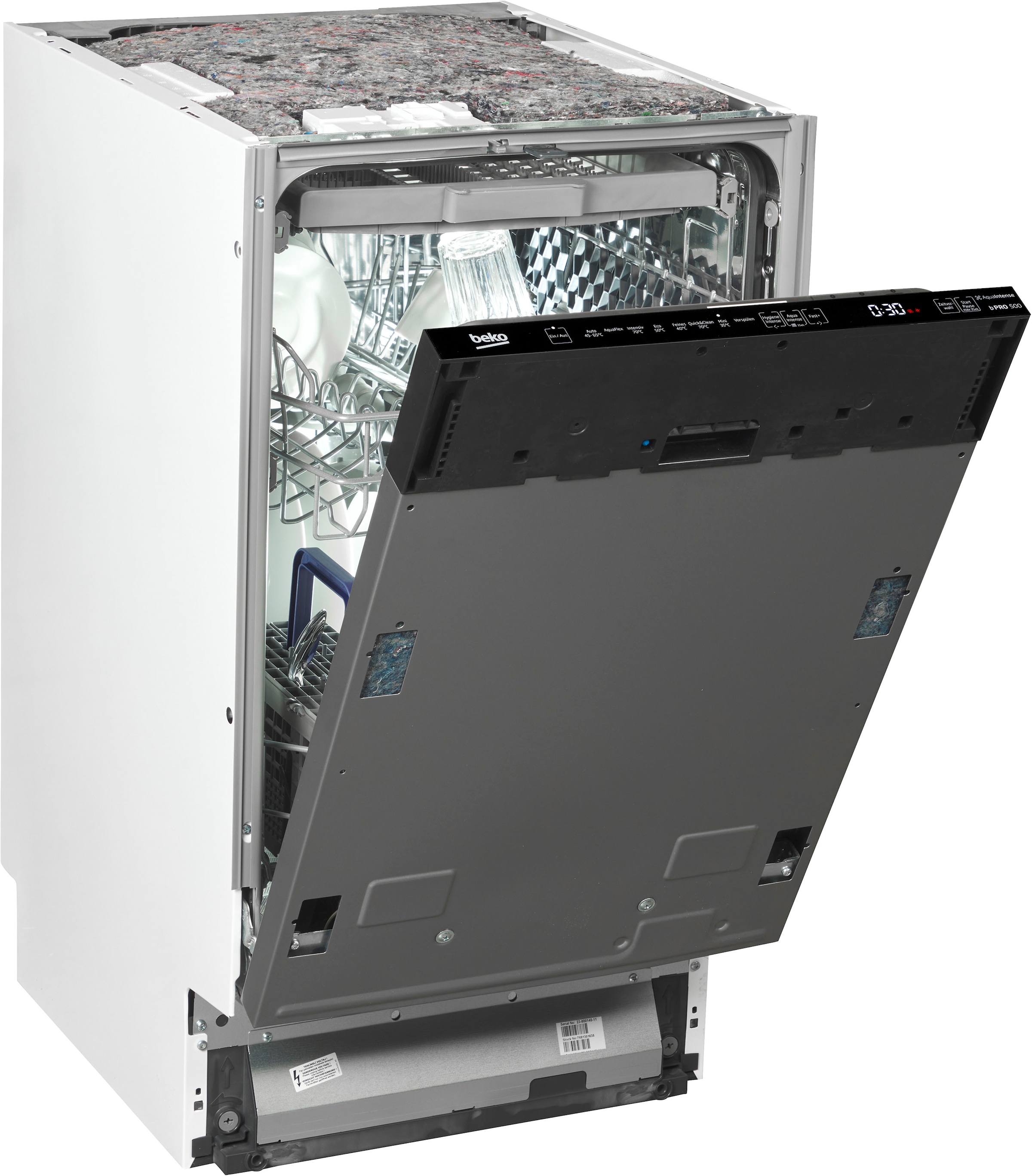 BEKO vollintegrierbarer Geschirrspüler »BDIS38040Q 7681301635«, 10 Maßgedecke, SelfDry