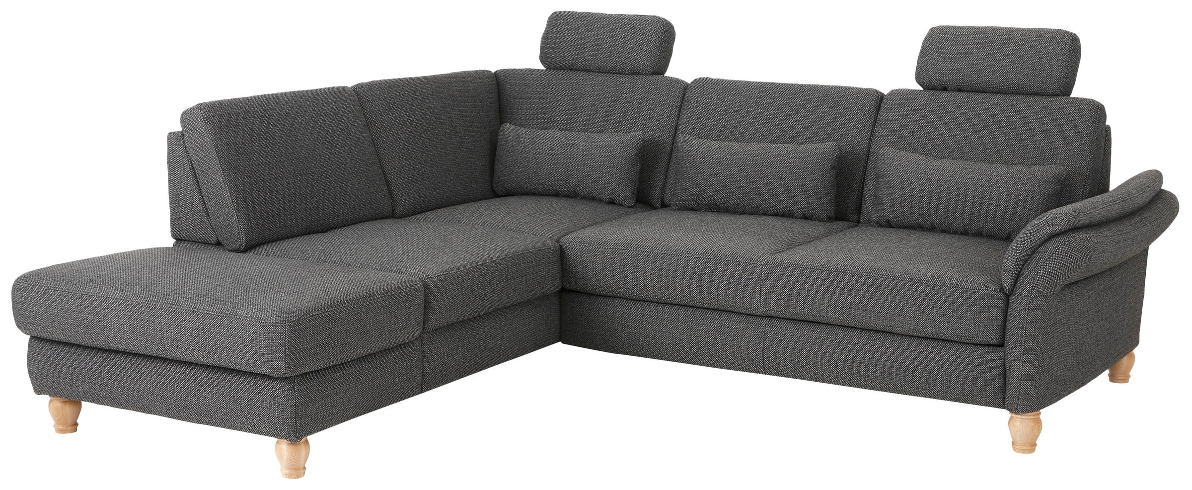 Home affaire Ecksofa »Palace L-Form«, incl. Sitztiefenverstellung, wahlweise mit Bettfunktion und Stauraum