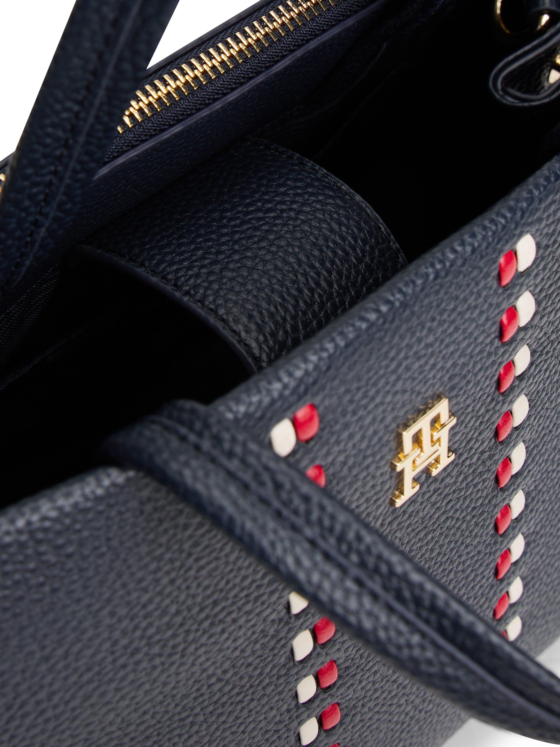 Tommy Hilfiger Satchel »TH TIMELESS MINI SATCHEL« , Damen Umhängetasche, Tragetasche mit farbigen Details