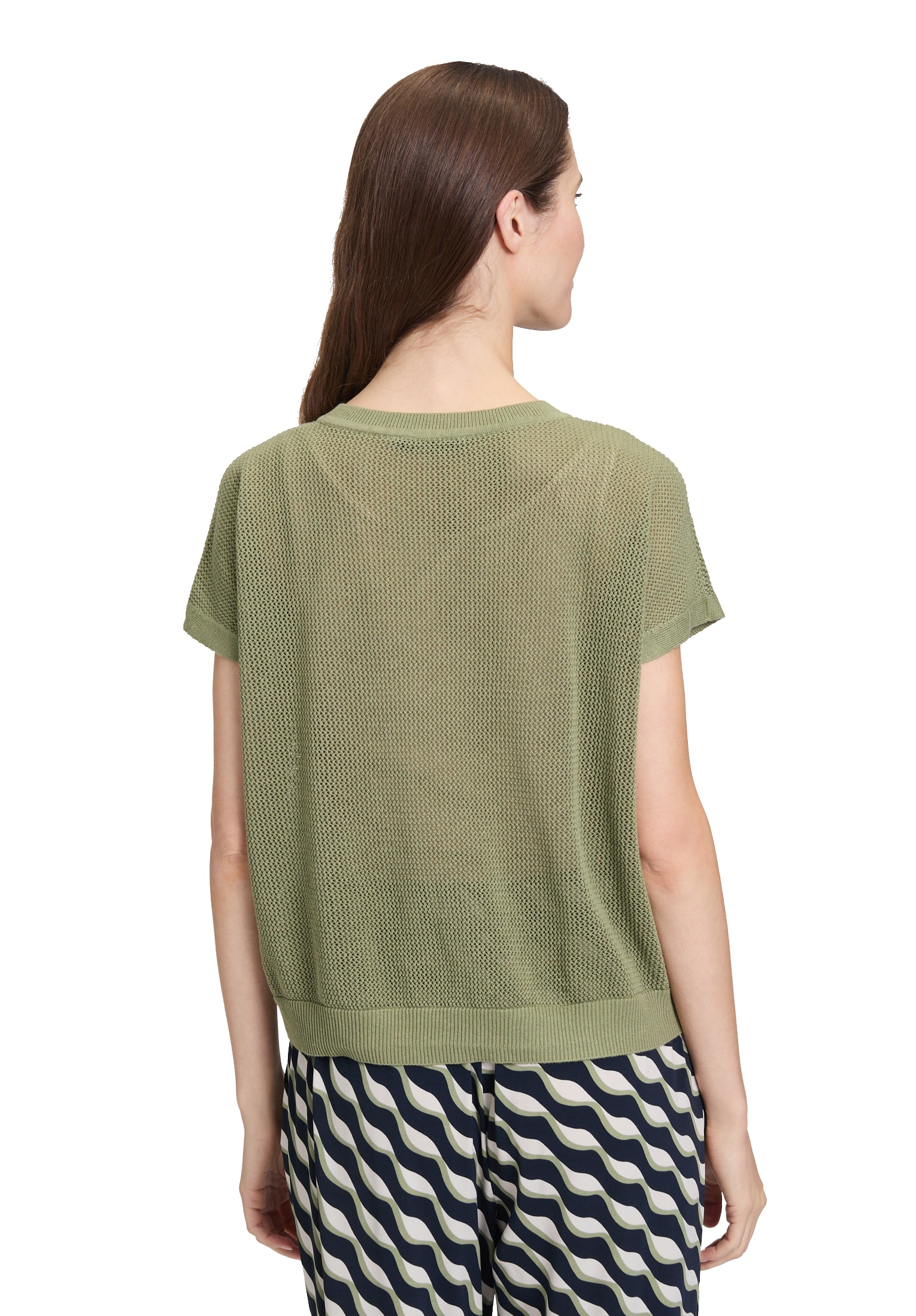 Betty Barclay Rundhalspullover »Lochstrick-Pullover ohne Arm«