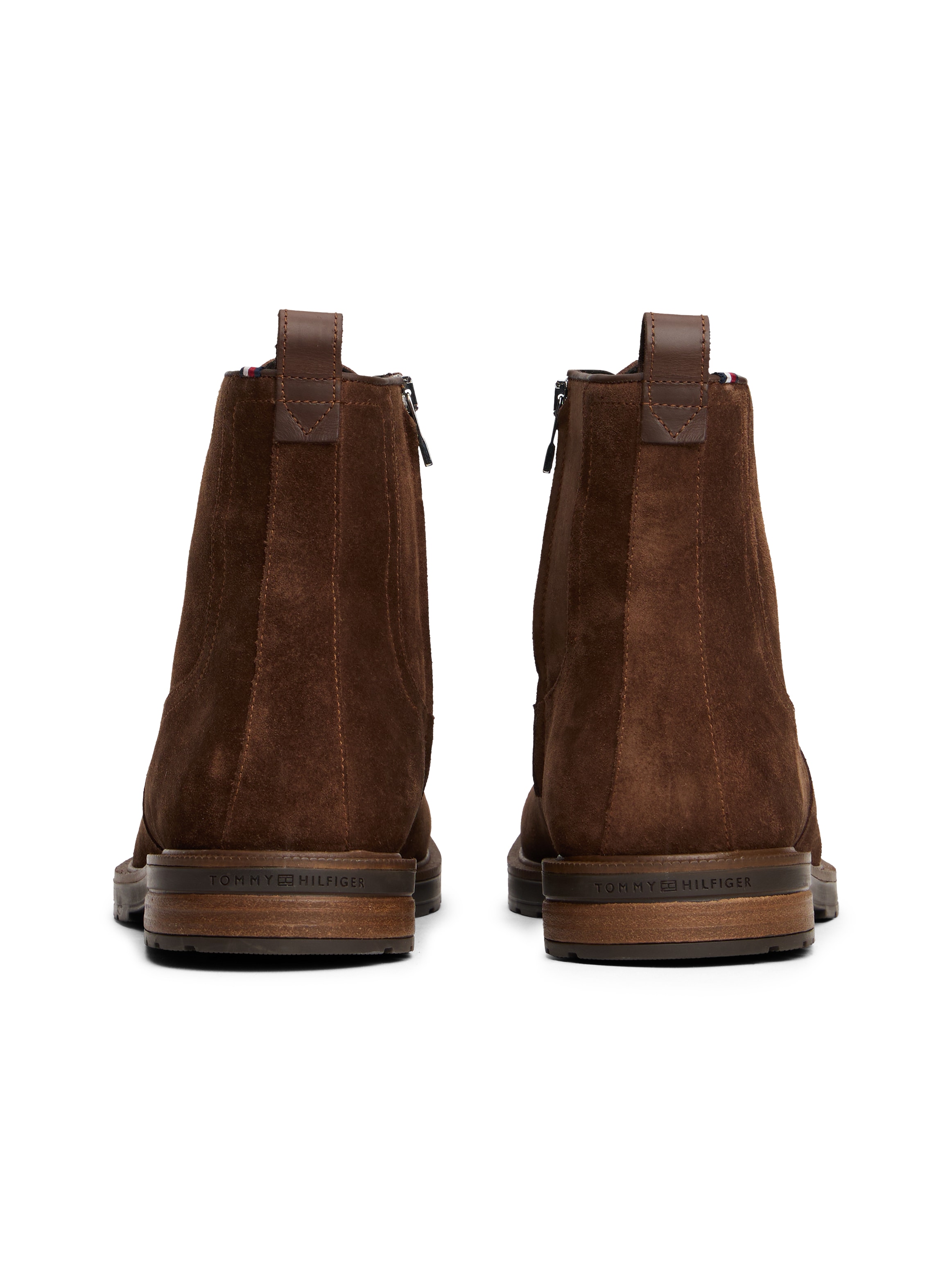 Tommy Hilfiger Schnürboots »CLEATED HILFIGER W SDE MOC BOOT«  , Schnürstiefelette mit modischer Mokassinnaht