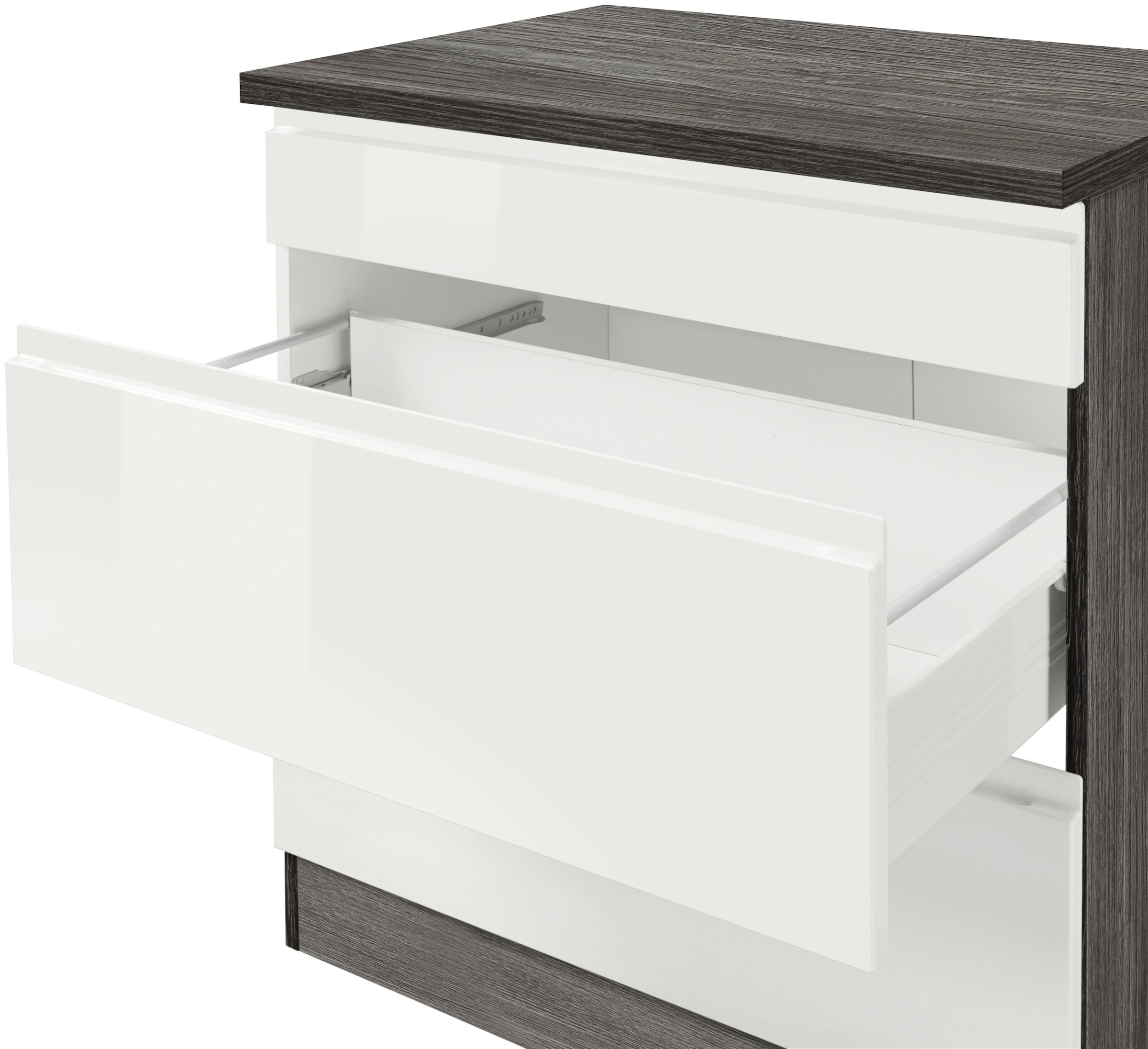 KOCHSTATION Küchenzeile »KS-Virginia« Breite 390 cm, ohne E-Geräte