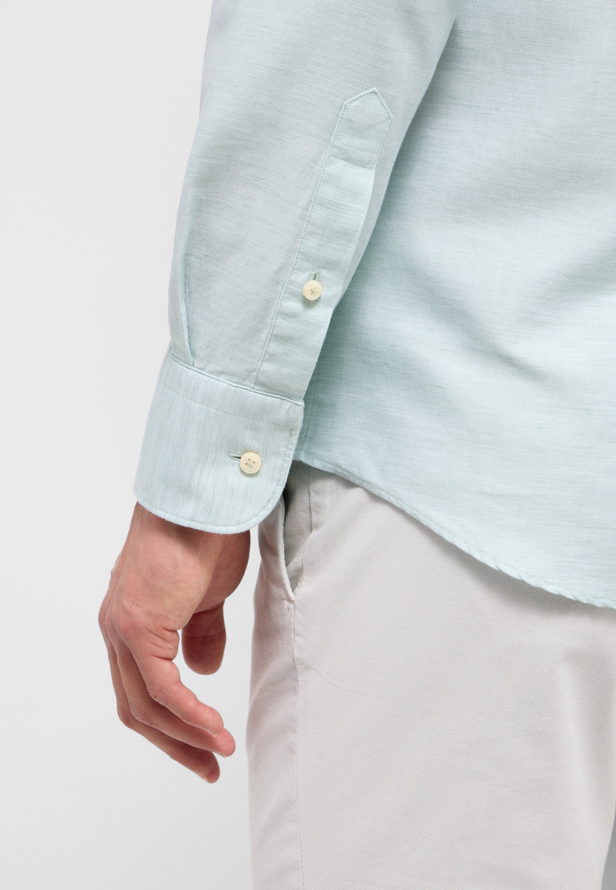 Eterna Langarmhemd »SLIM FIT« EASY IRON (bügelleicht)