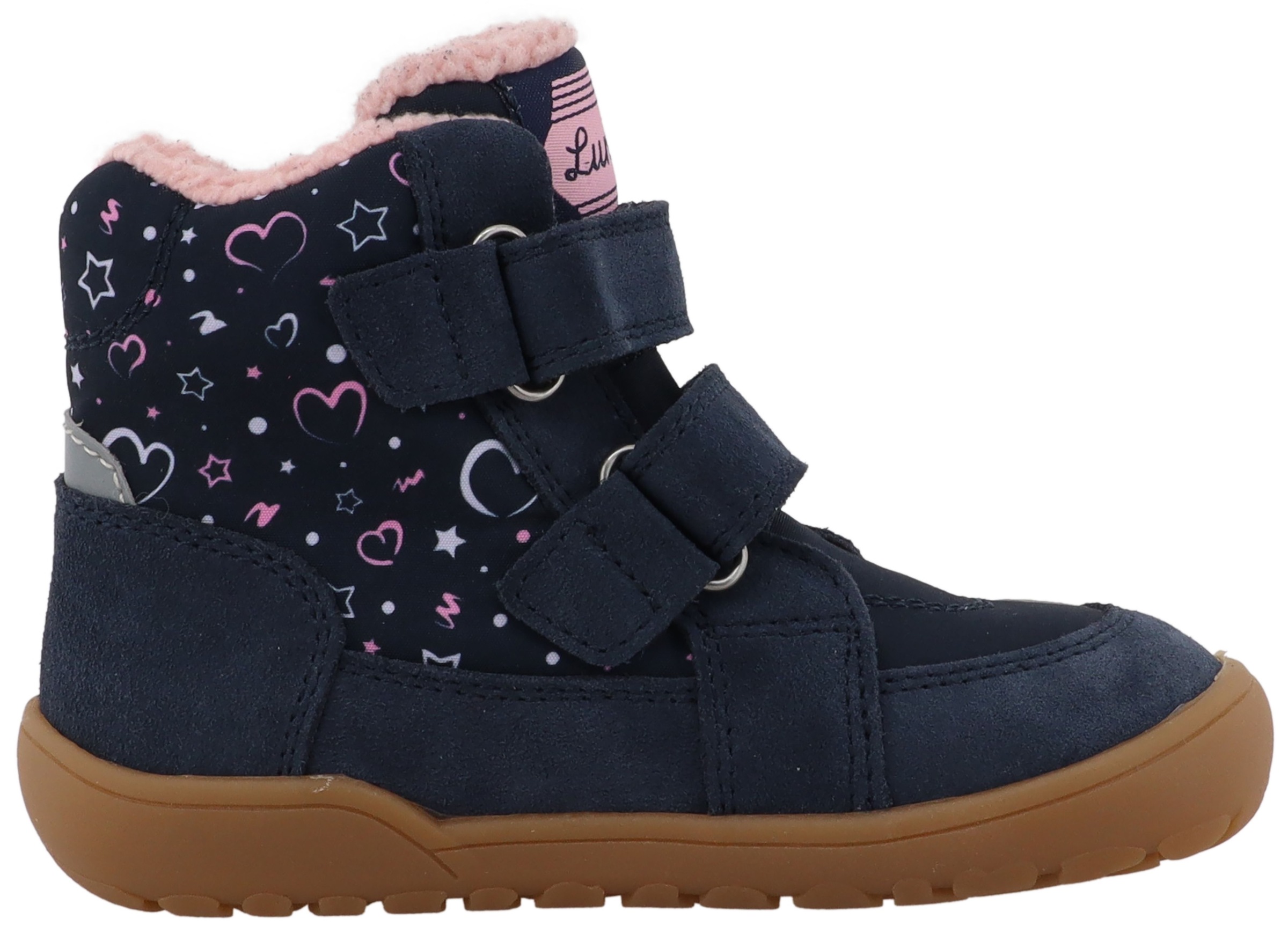 Lurchi Barfußschuh »Jilly Barefoot-TEX«  Klettschuh mit Warmfutter, Größenschablone zum Download
