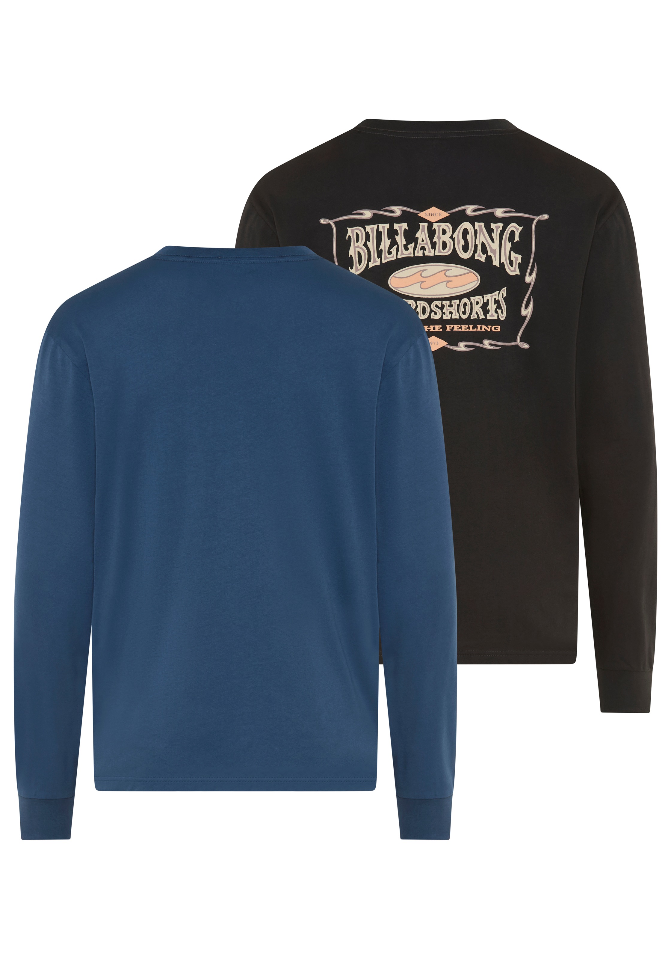 Billabong Langarmshirt »PORTAL DOUBLEPACK« 2 Doppelpack mit 2 Langarmshirts, langärmelige Ausführung