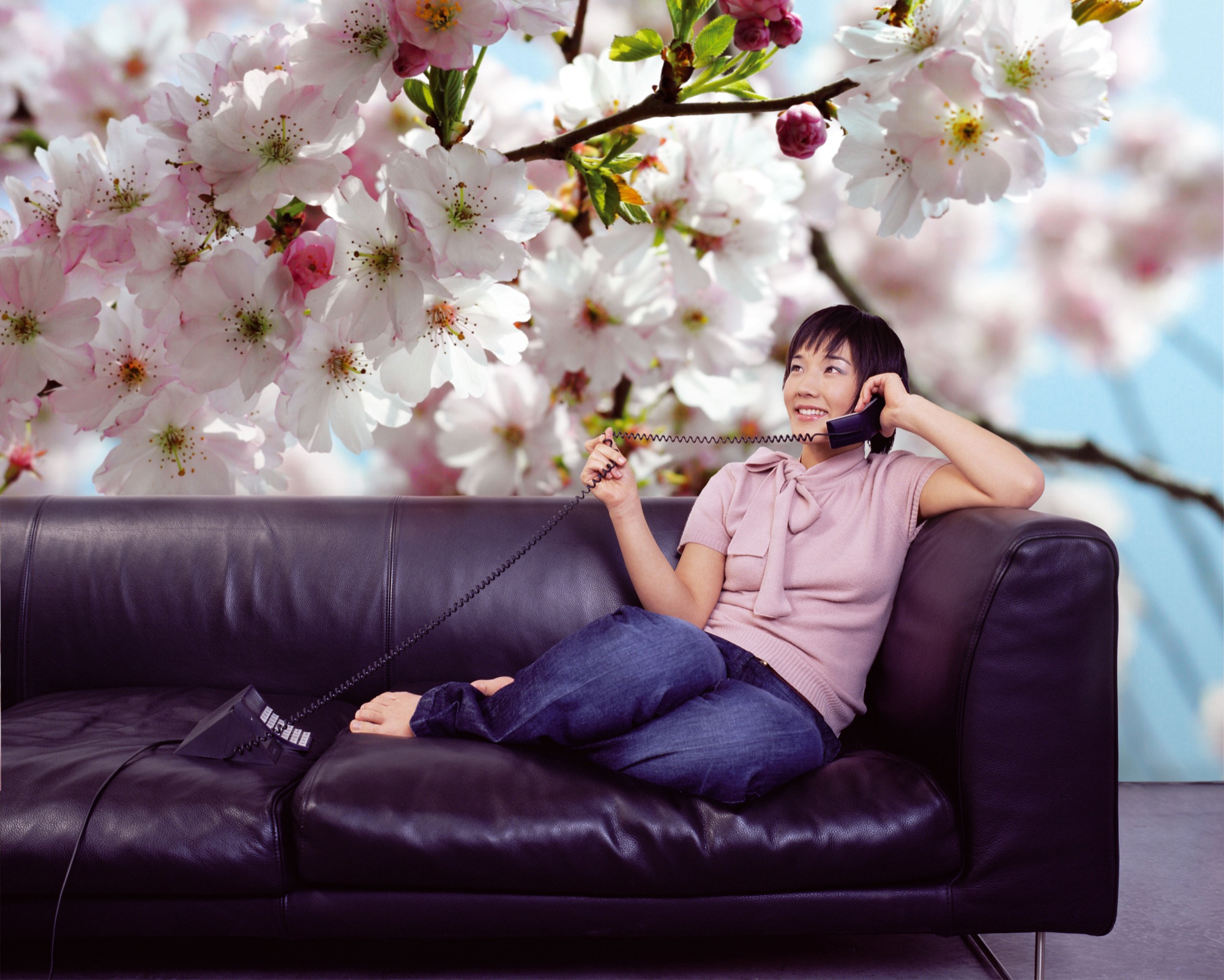 Komar Fototapete »Spring - Größe 368 x 254 cm«, bedruckt, Wohnzimmer, Schlafzimmer