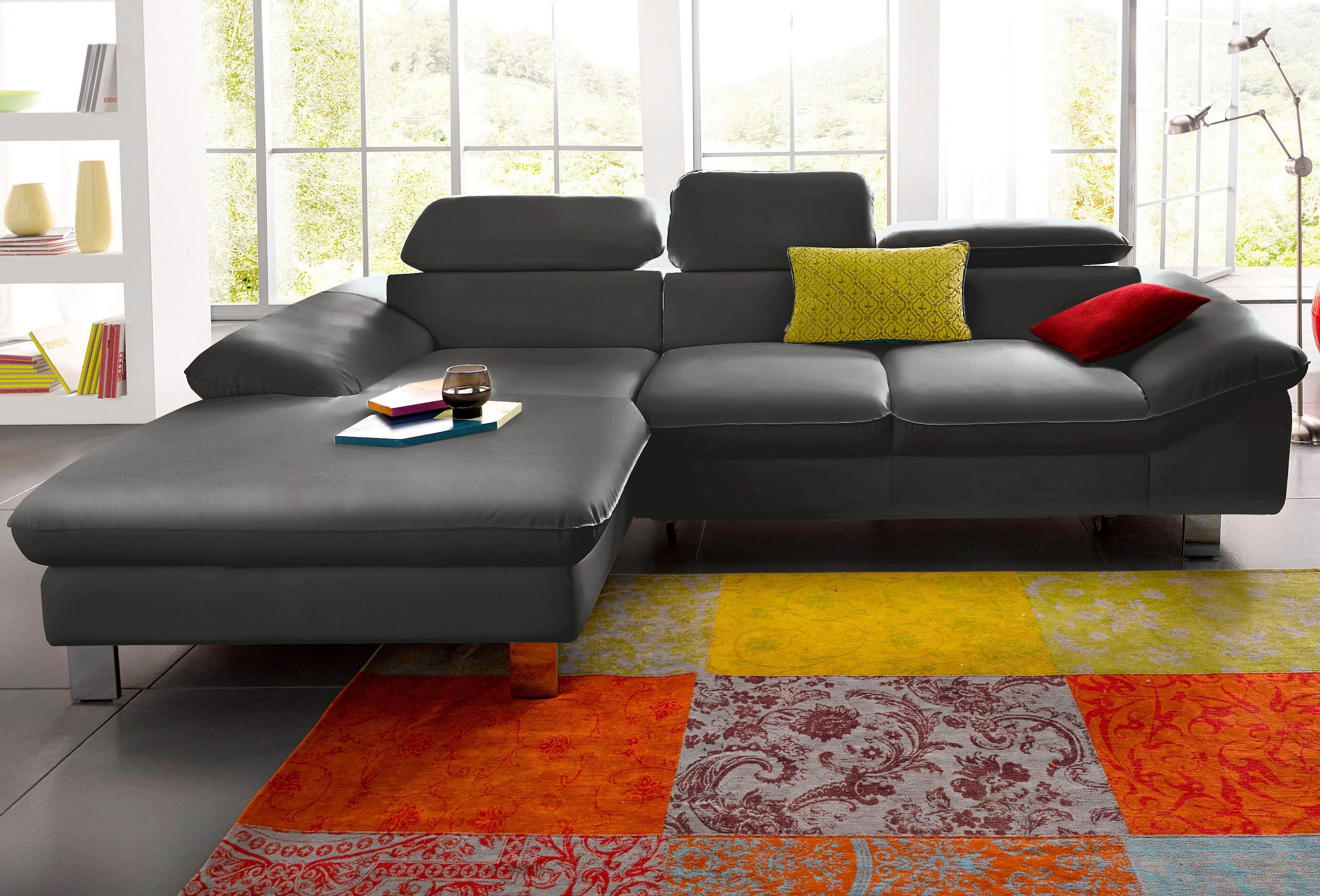 COTTA Ecksofa »Driver L-Form, B: 268 cm« Kopfteilverstellung, optional Bettfunktion & Bettkasten