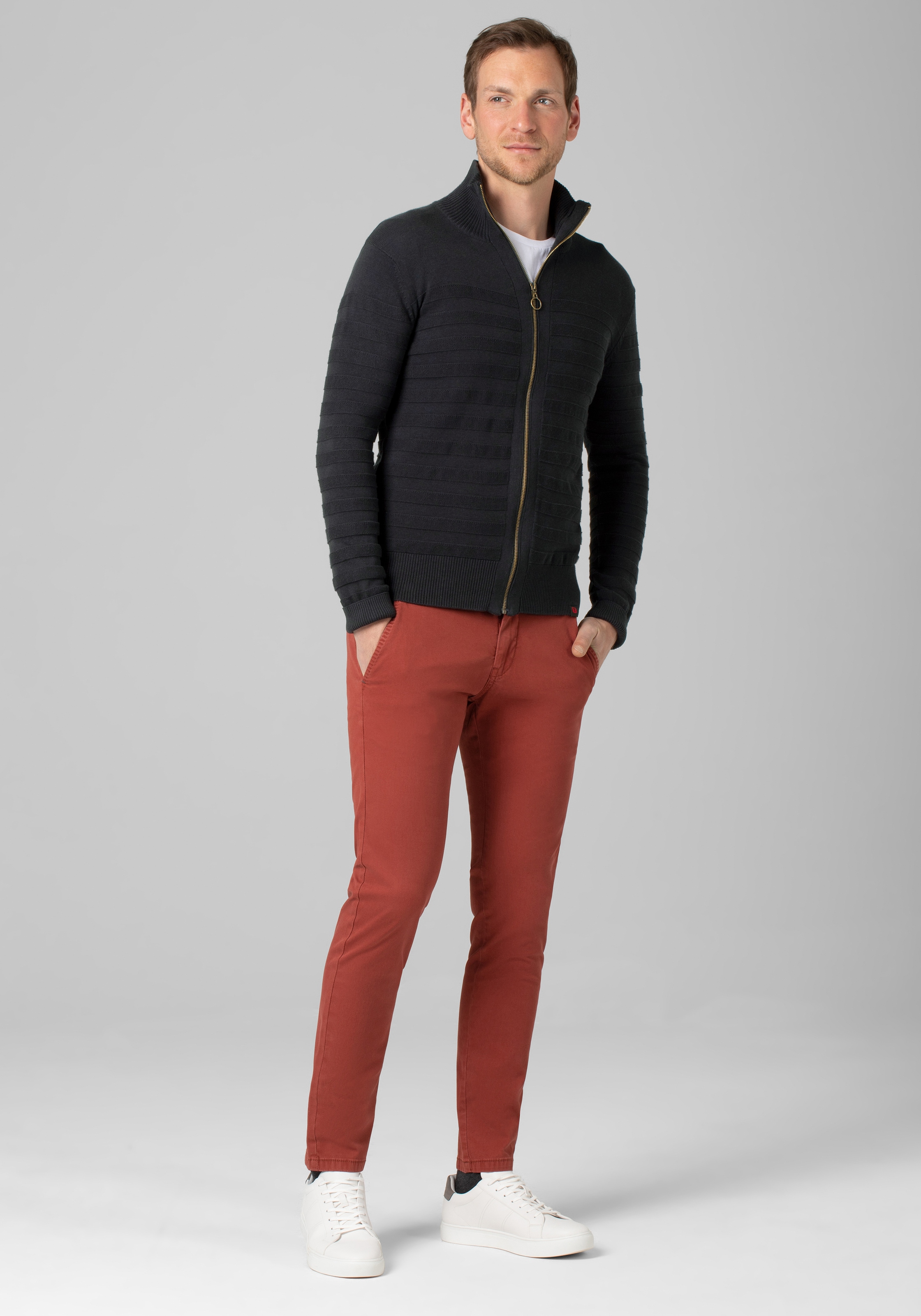 TIMEZONE Strickpullover »Tonal Striped Jacket«