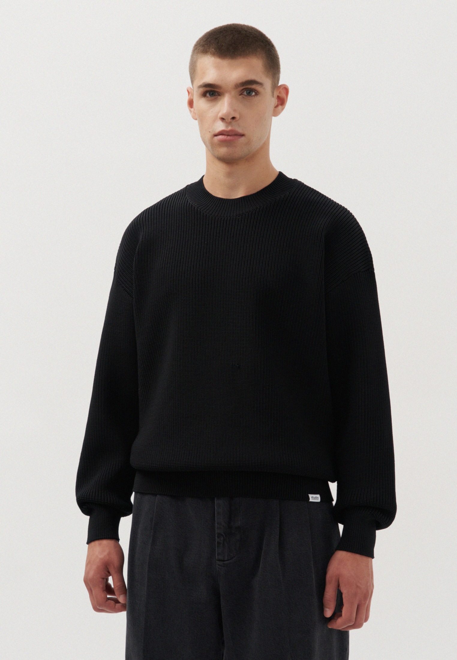 studio seidensticker Strickpullover »Studio«, Langarm Rundhals