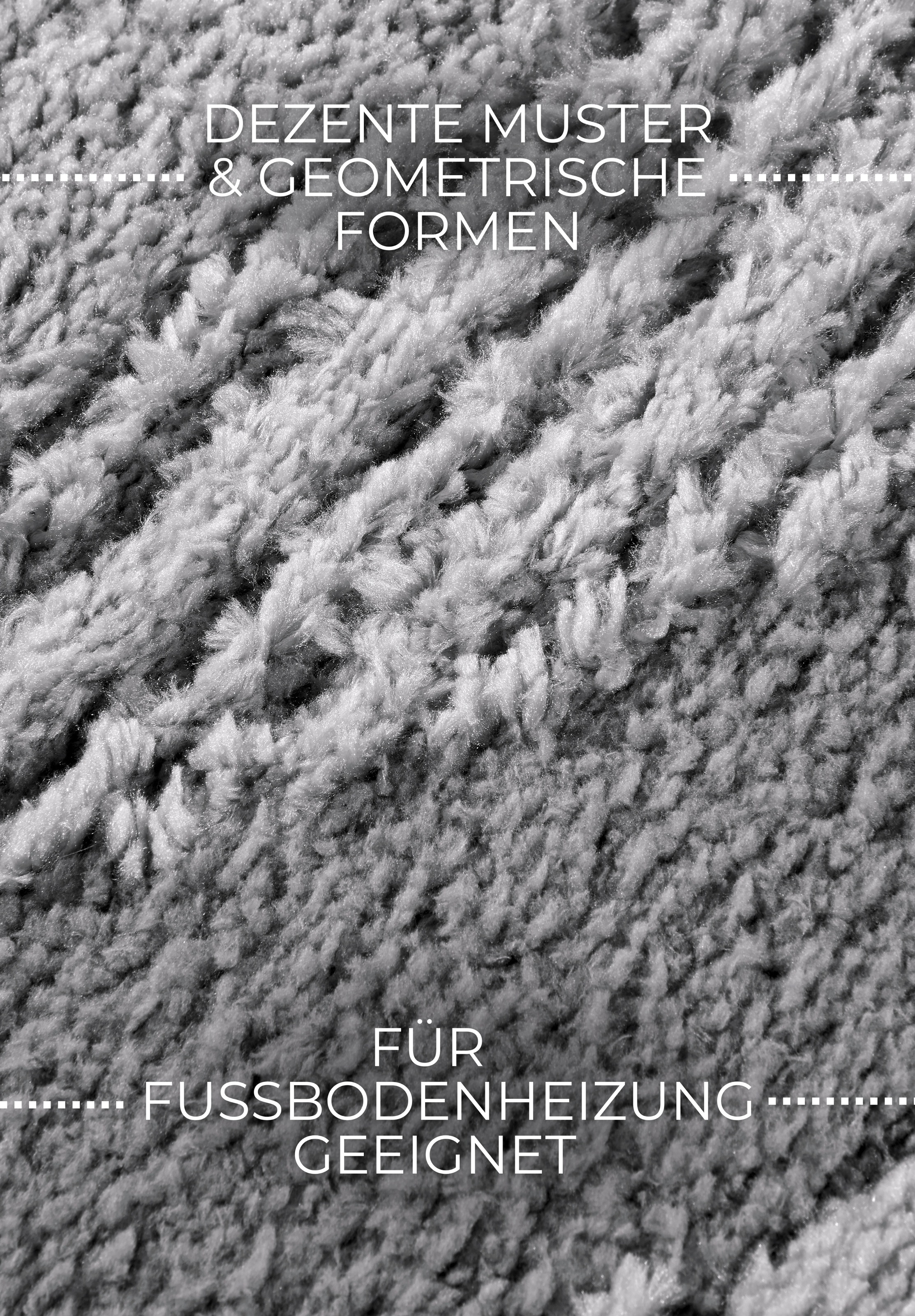 ELLE DECORATION Designteppich »Bartoux«, rechteckig, 18 mm Höhe, Hochflor, Shaggy, Läufer, weich, Langflor, modern, Hoch Tief Effekt