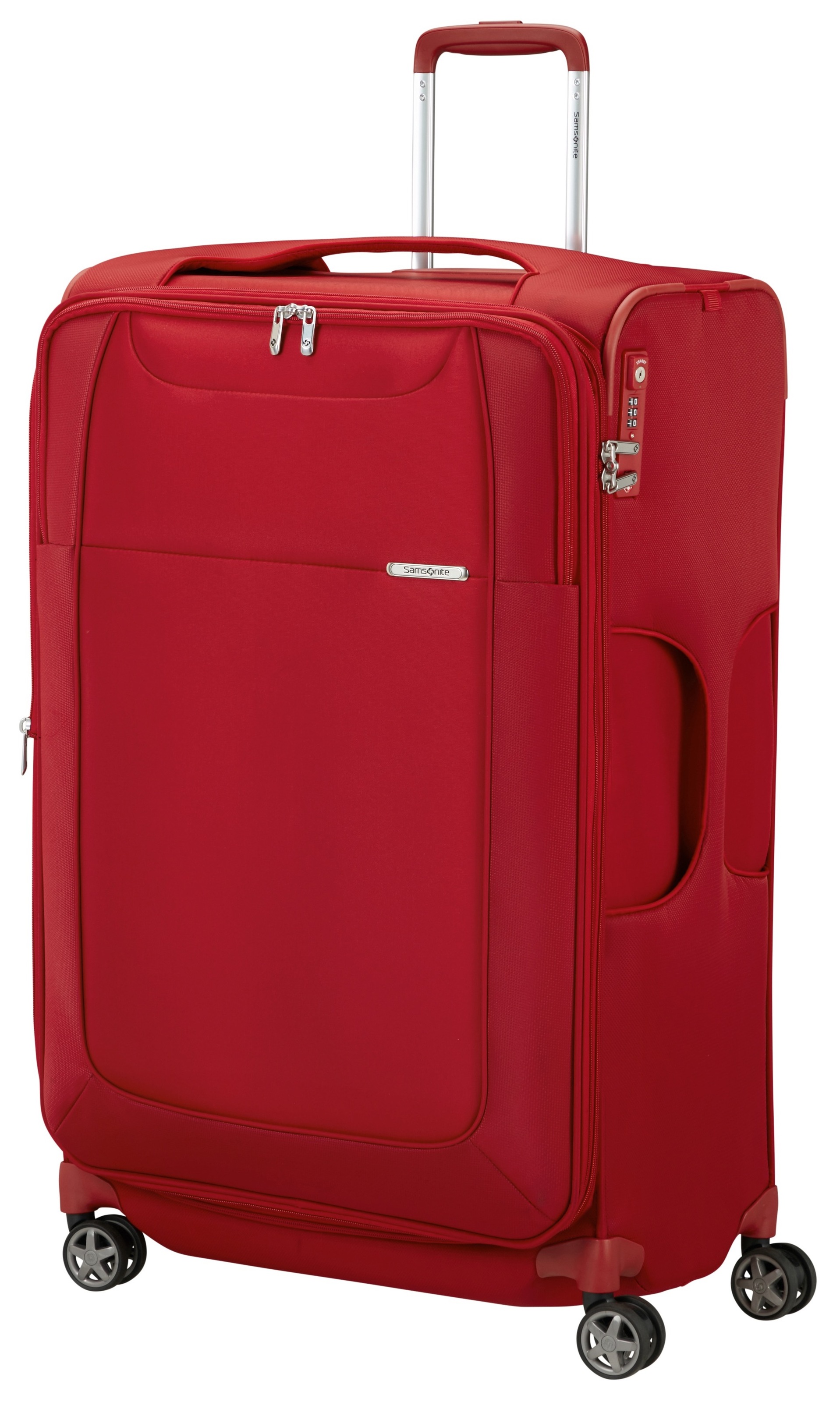 Samsonite Weichgepäck-Trolley »D'LITE, verschiedene Größen und Farben«, 4 Rollen, Hartschalen-Koffer Reisekoffer TSA-Zahlenschloss Volumenerweiterung