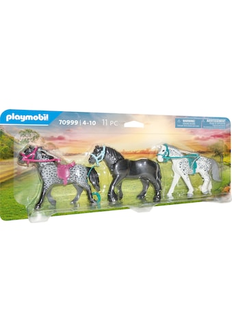 Playmobil® Konstruktions-Spielset »3 Pferde: Friese, Knabstrupper & Andalusier... kaufen