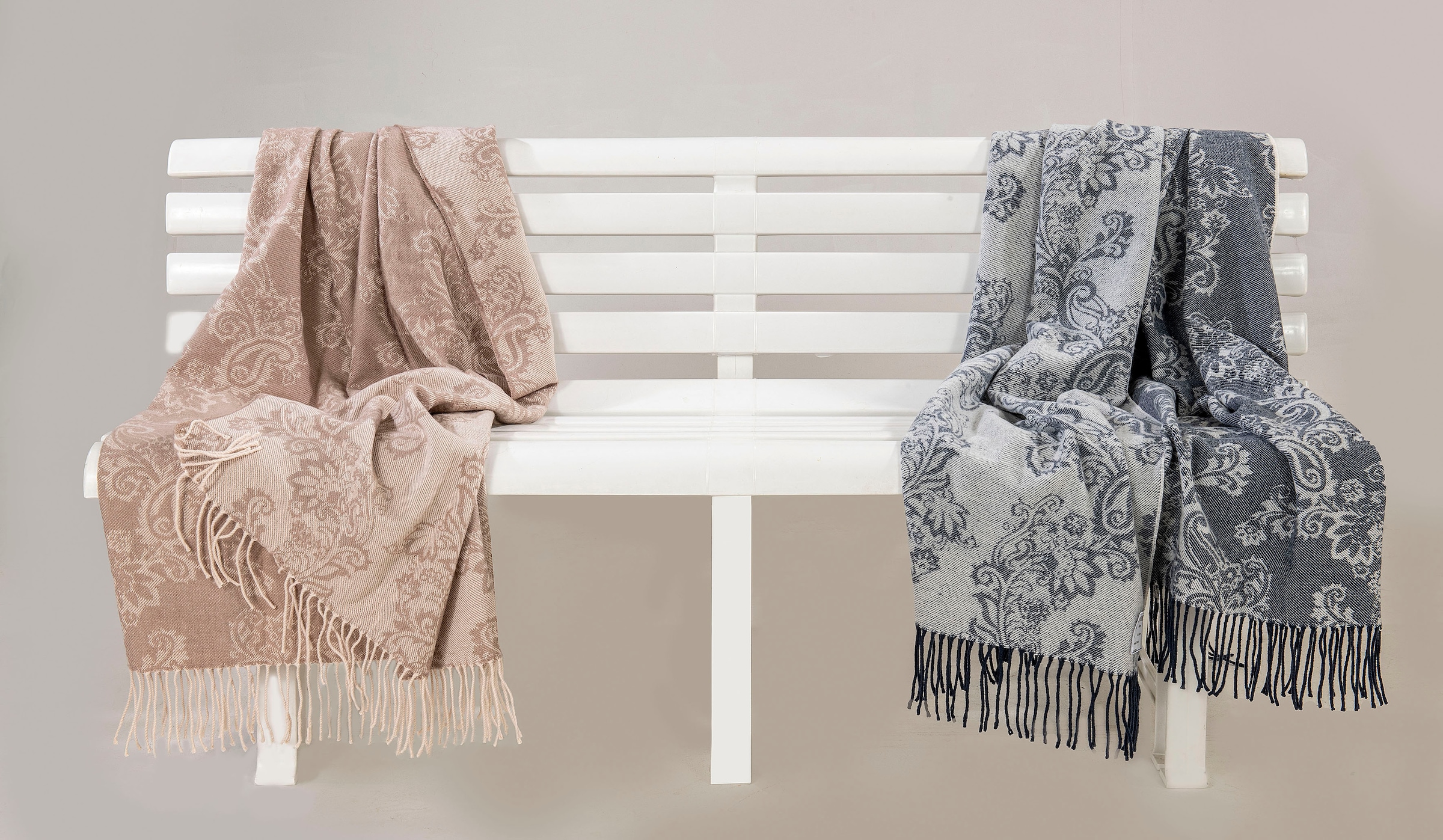 Star Home Textil Plaid »Mara«, mit Fransen