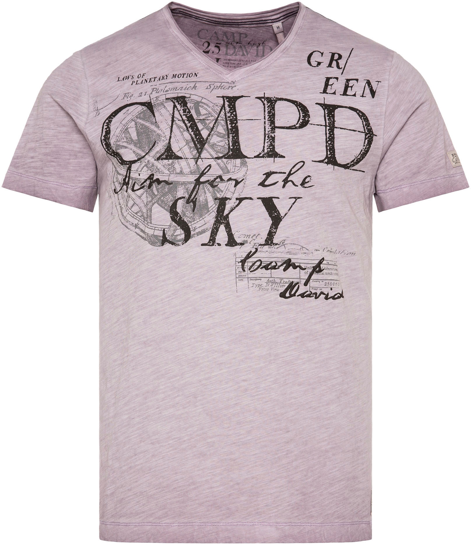 shoppen online DAVID mit Logo-Druck OTTO bei CAMP T-Shirt,