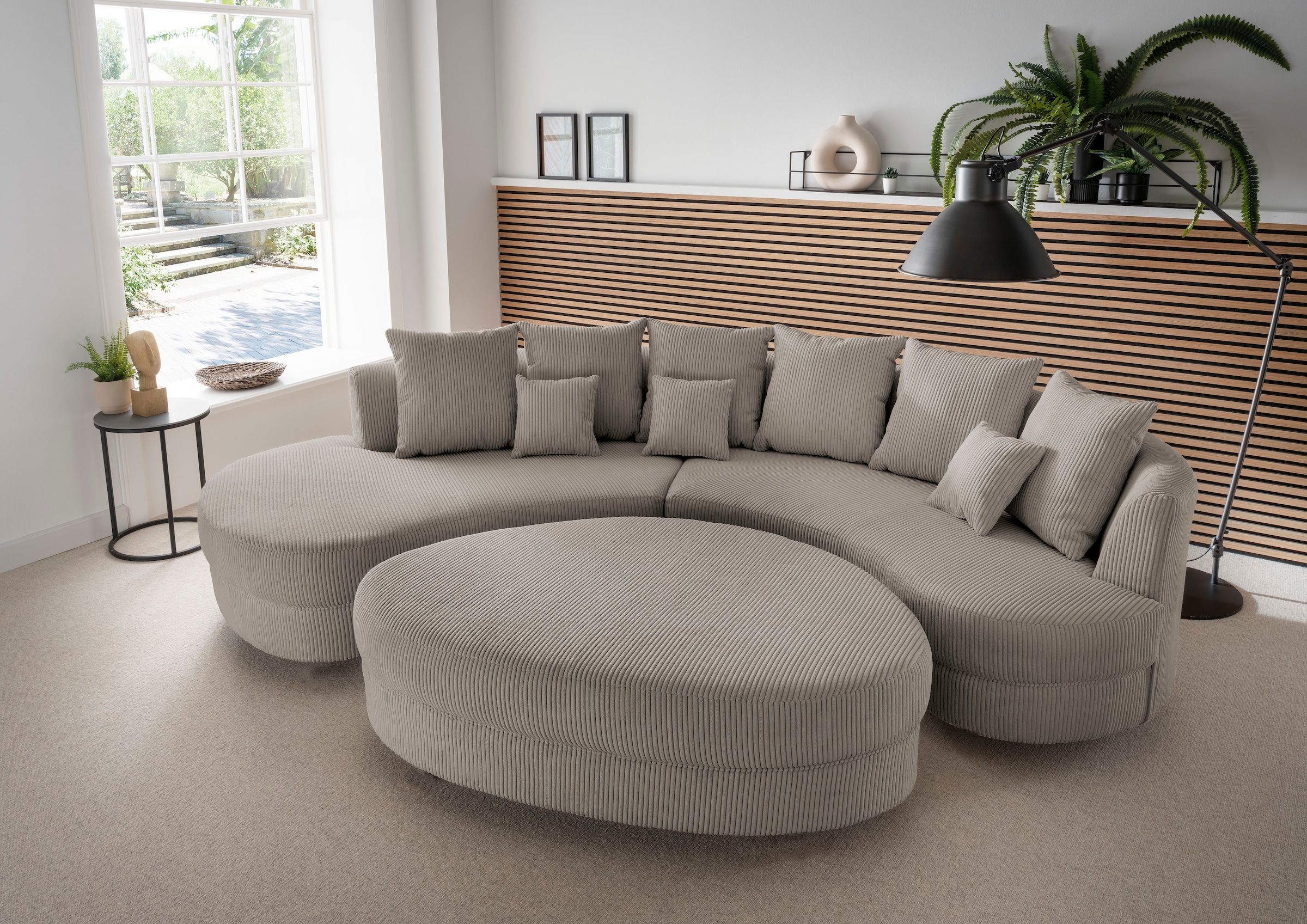 INOSIGN Ecksofa »Limoncello organische Formensprache, L-Form«, ergonomische Form
